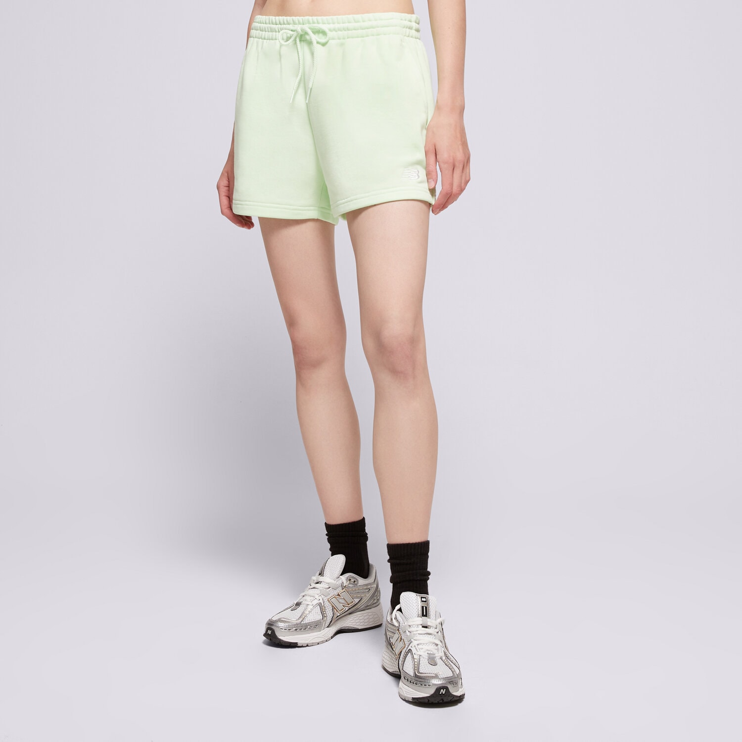 Damen Shorts NEW BALANCE SHORTS SPORT ESSENTIALS WS41500MEW Grün