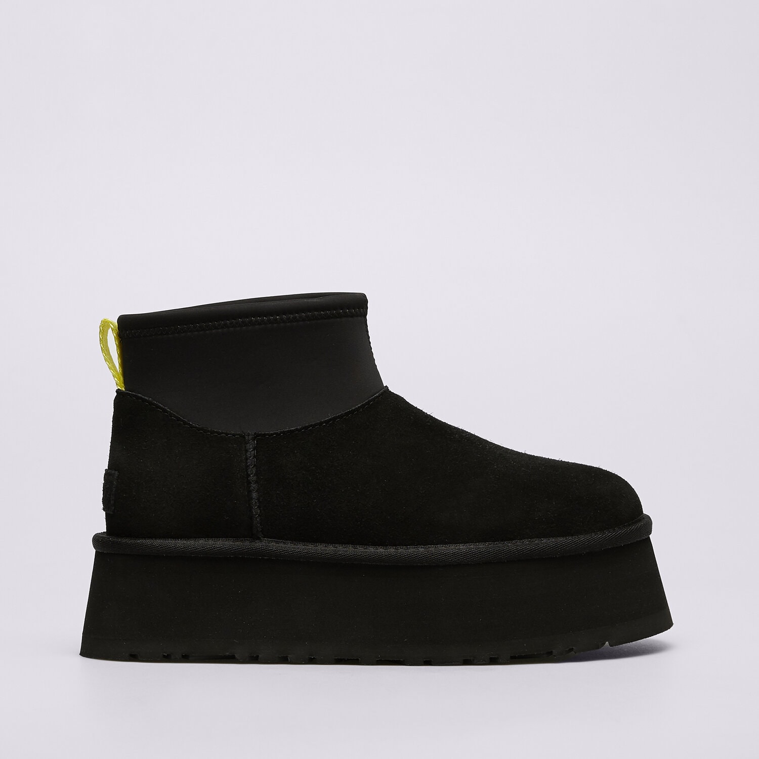 Damen Casual Schuhe UGG W CLASSIC MINI DIPPER 1168170-BLK Schwarz