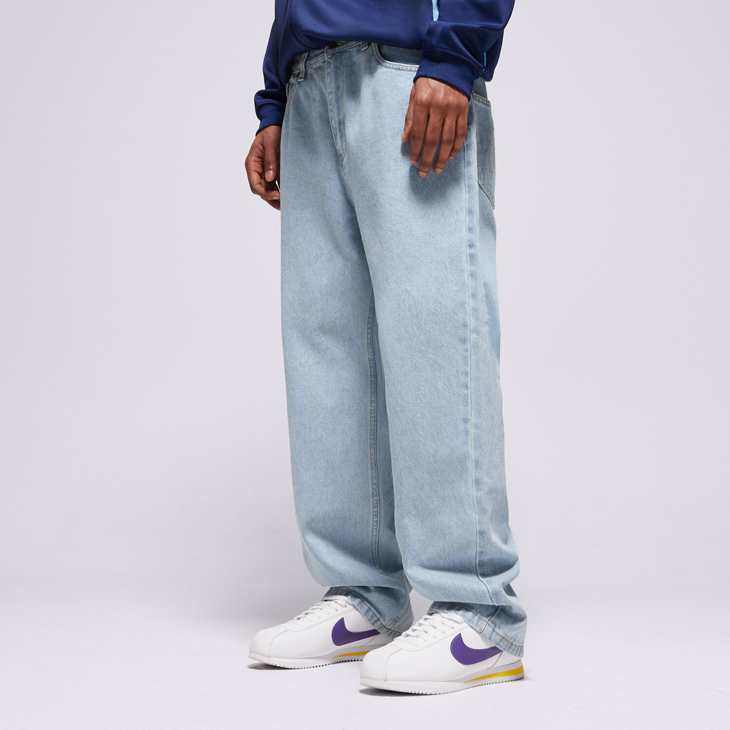 Herren Hosen PROSTO HOSE JEANS BAGGY SLAV KL251MPAN3041 Blau