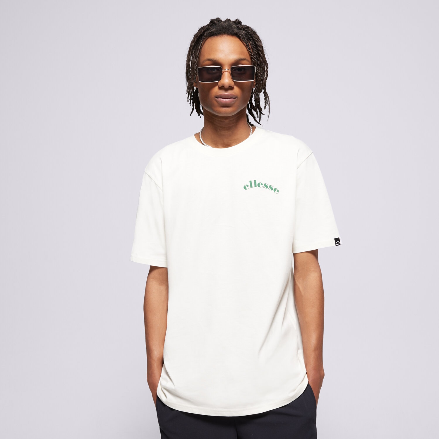 Herren T-Shirt ELLESSE T-SHIRT MELLARIO TEE OFF WHT SMG23163904 Beige