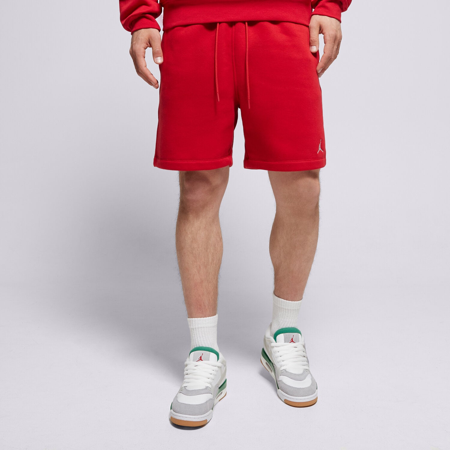 Herren Shorts JORDAN SHORTS M J BRKLN FLC SHORT FV7285-687 Rot