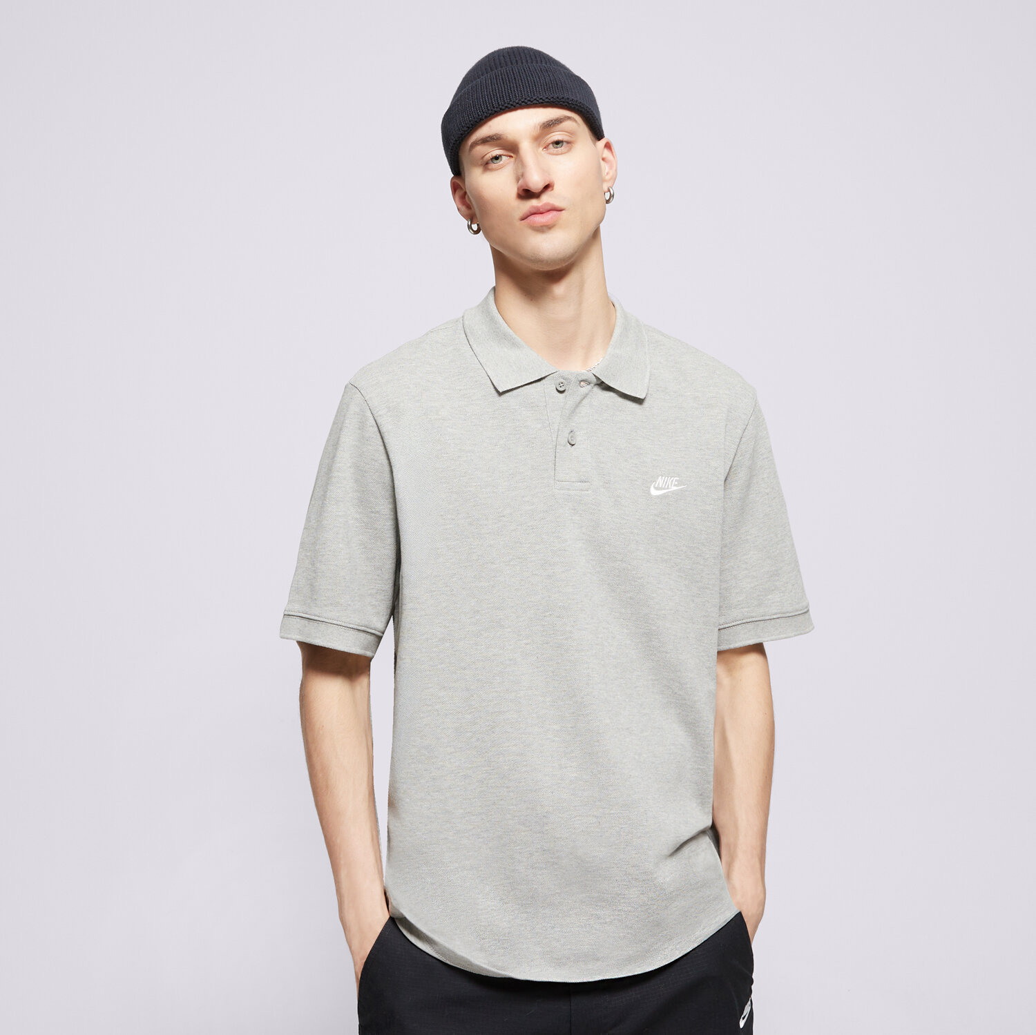 Herren Polo-Shirt NIKE POLO M NK CLUB SS POLO PIQUE FN3894-063 Grau