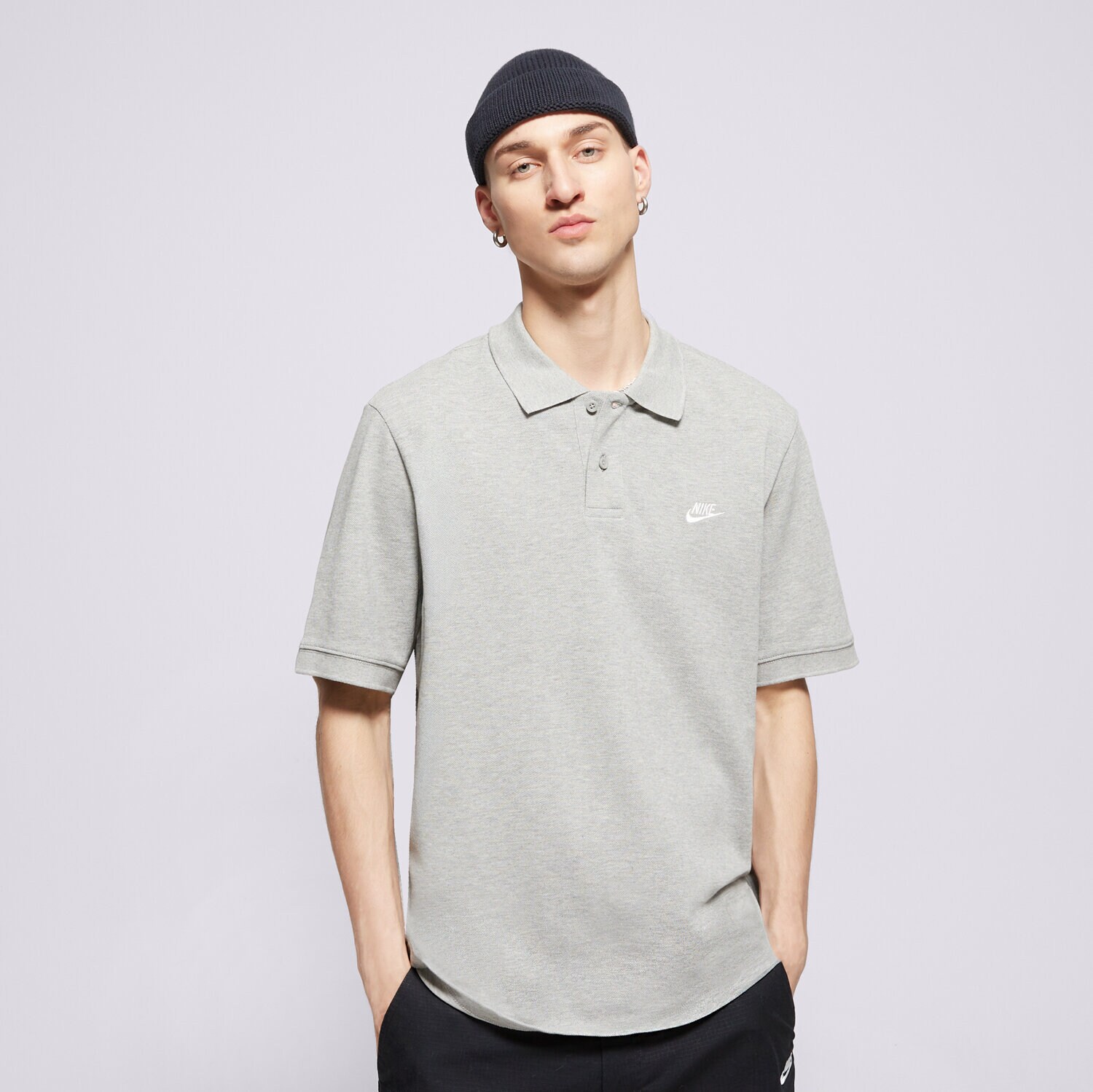 Herren Polo-Shirt NIKE POLO M NK CLUB SS POLO PIQUE FN3894-063 Grau