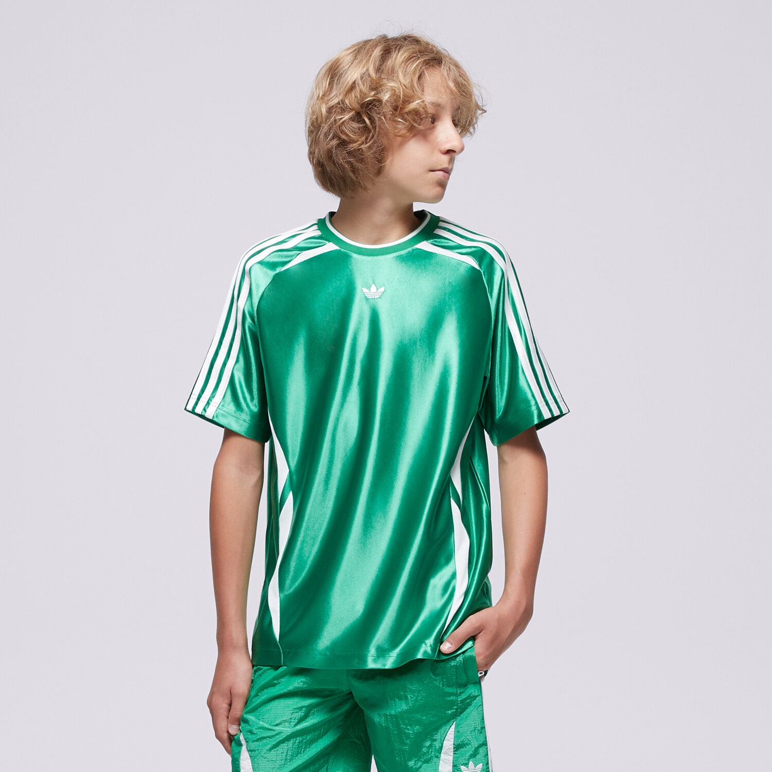 Kinder T-Shirt ADIDAS T-SHIRT TEE BOYS JC9124 Grün
