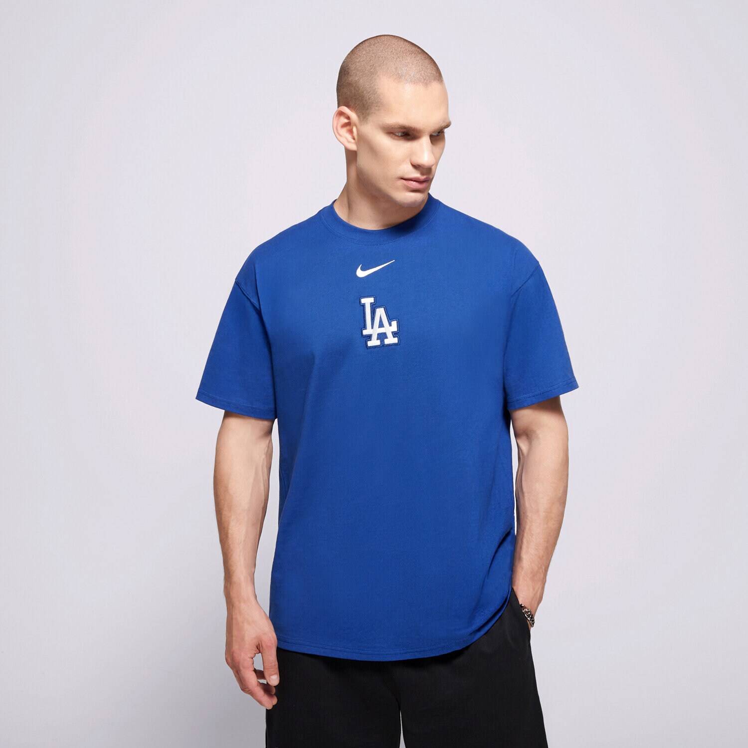 Herren T-Shirt NIKE T-SHIRT MLB MAX 90 TEE LOS ANGELES DODGERS 01AY-4EW-LD-32K Blau