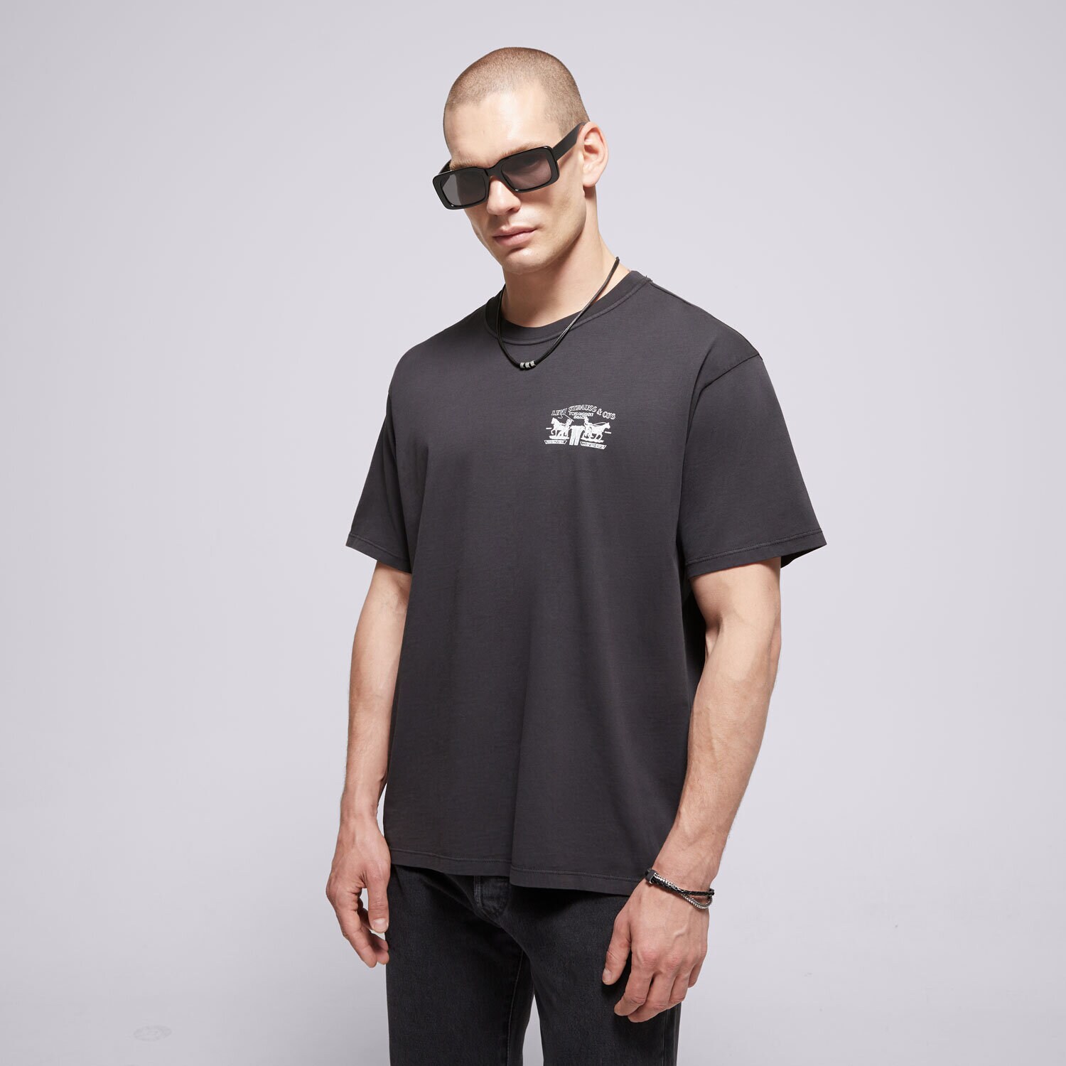 Herren T-Shirt LEVI'S T-SHIRT VINTAGE FIT GRAPHIC TEE BLACKS 87373-0260 Schwarz