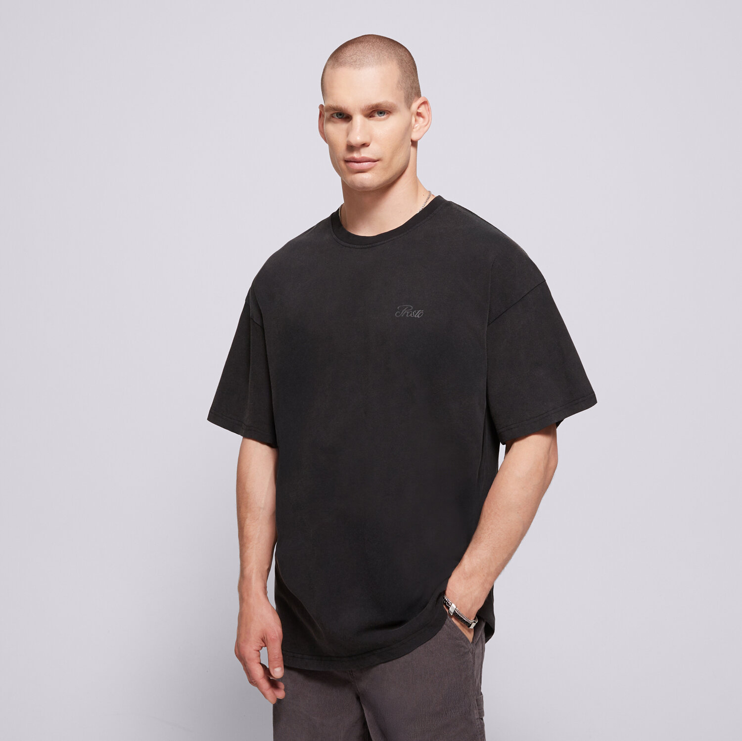 Herren T-Shirt PROSTO  T-SHIRT HEX KL251MTEE1023 Grau