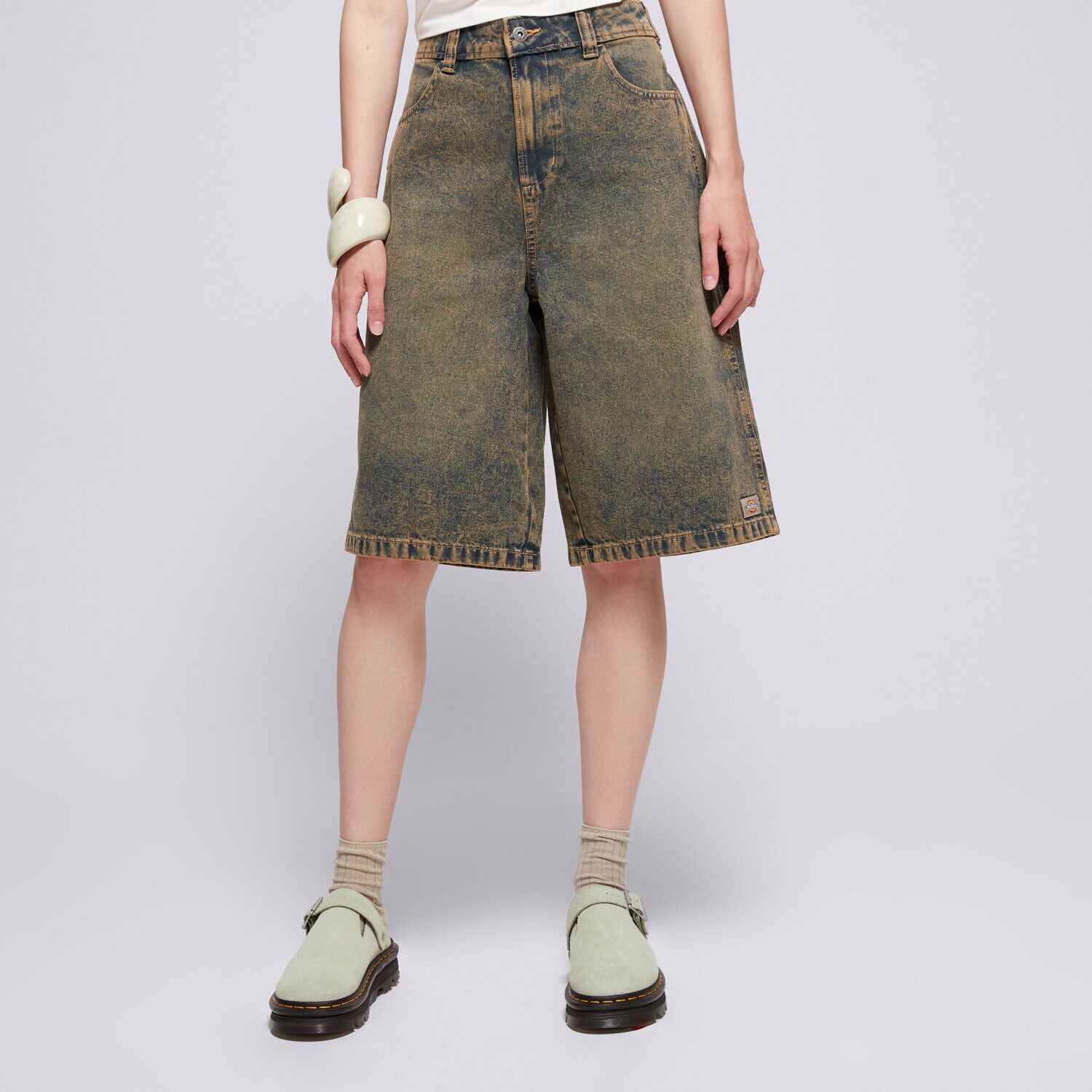 Damen Shorts DICKIES SHORTS CARPENTER DENIM JORT W DK0A4Z85K581 Grau