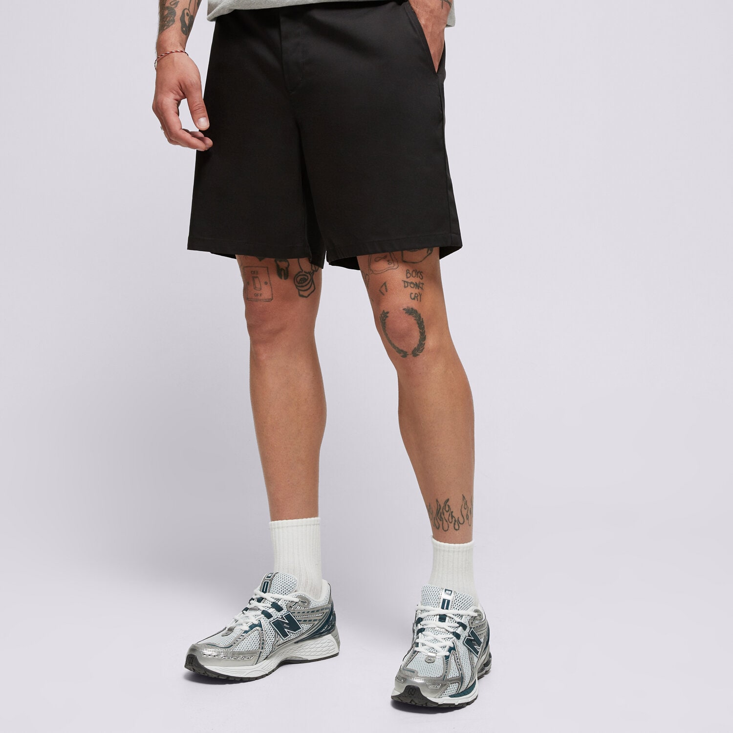 Herren Shorts NEW BALANCE SHORTS ATHLETICS STANDARD SHORT 7" MS51583BK Schwarz