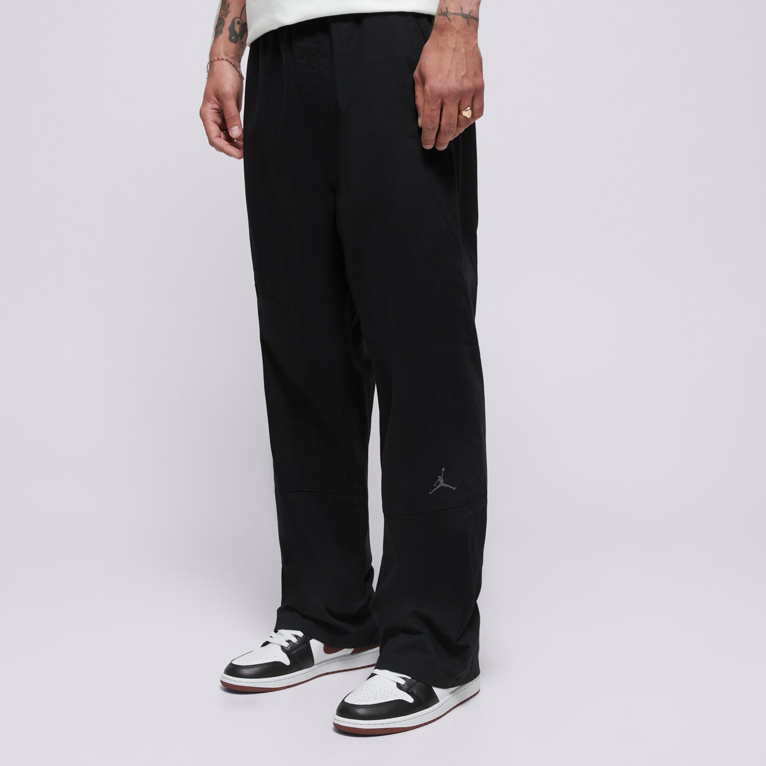 Herren Hosen JORDAN HOSE M J ESS DBL KNEE WVN PANT HF9329-010 Schwarz