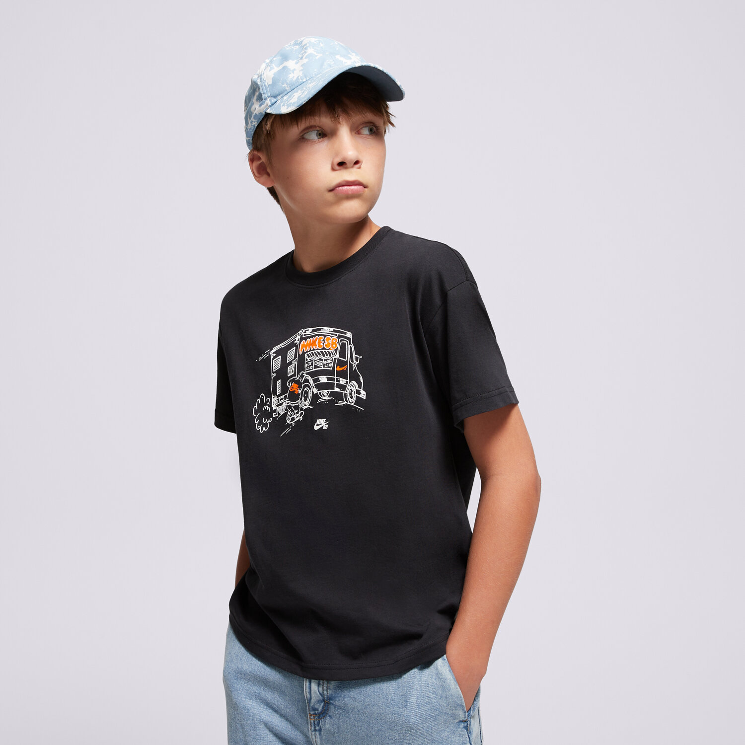 Kinder T-Shirt NIKE T-SHIRT K NK SB TEE BOY HQ3226-010 Grün