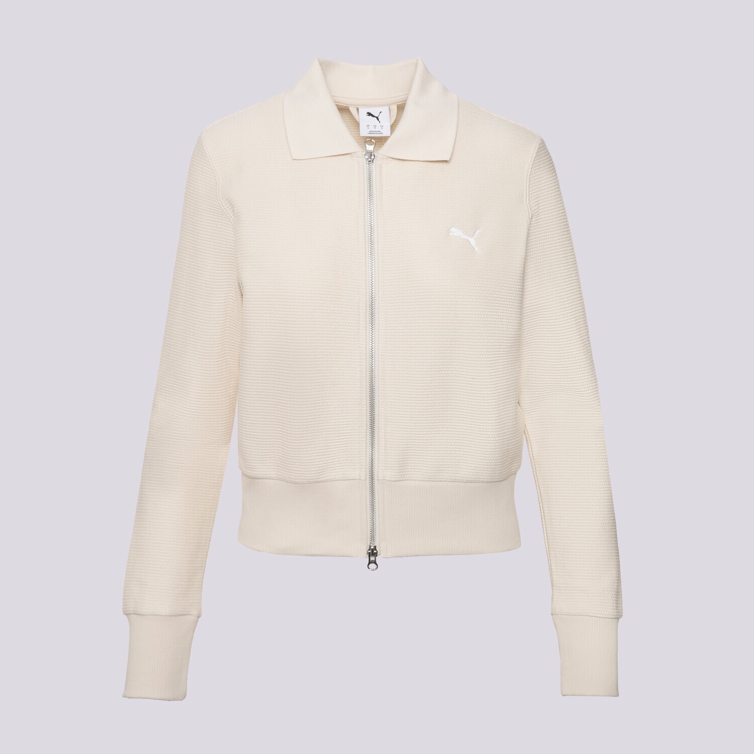 Damen PUMA SWEATSHIRT MIT REIßVERSCHLUSS   KNITTED CARDIGAN 629781 87 Beige