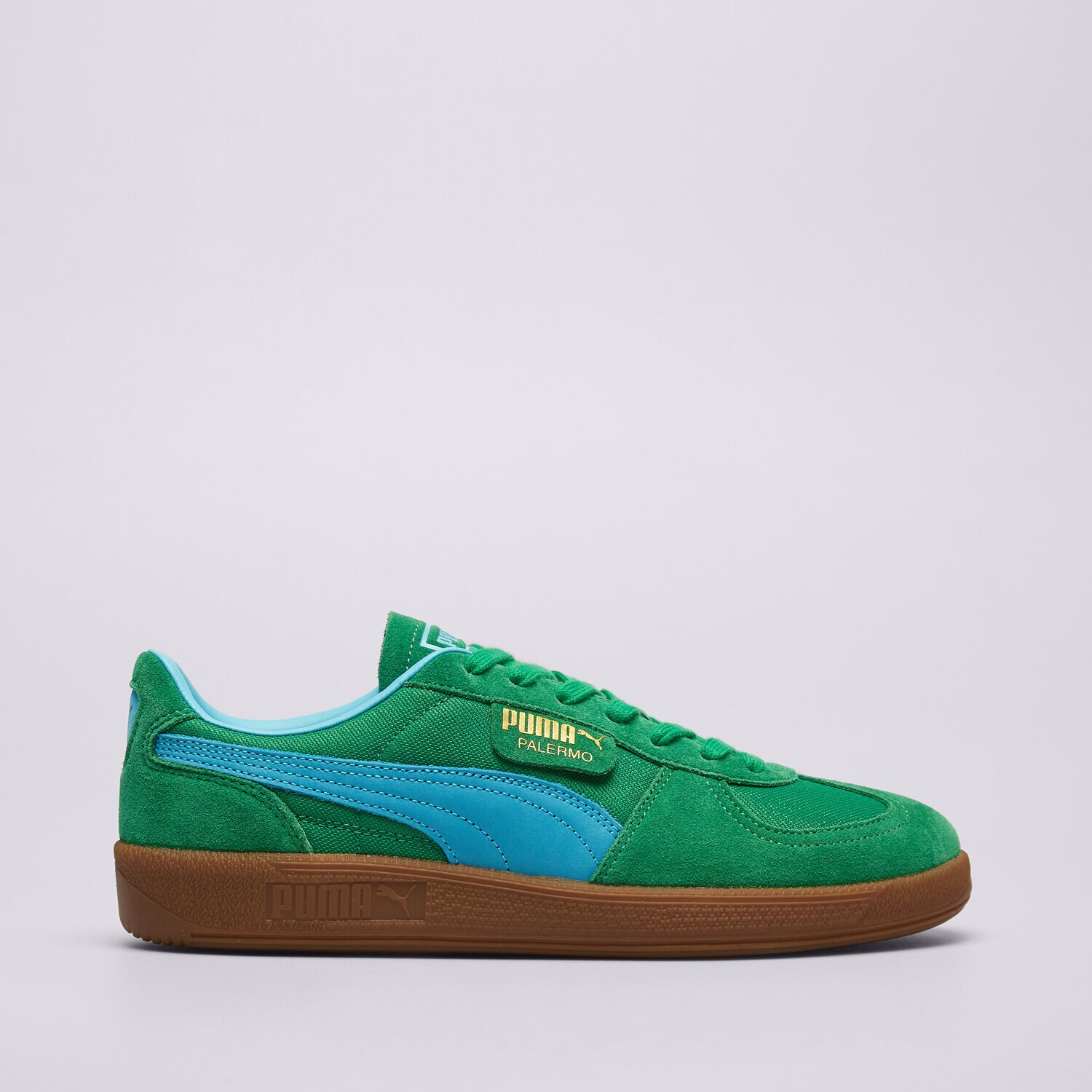 Herren Sneaker PUMA PALERMO VINTAGE UPDATE 40136401 Grün