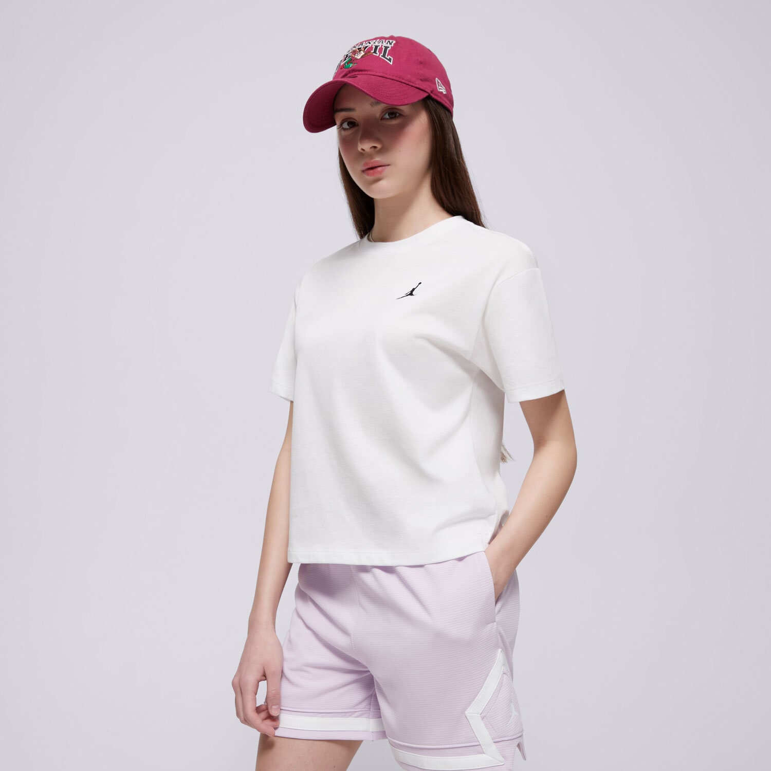 Kinder T-Shirt JORDAN T-SHIRT MJ BRKLYN ESSENTIALS SS TEE GIRL 45D311001 Weiß