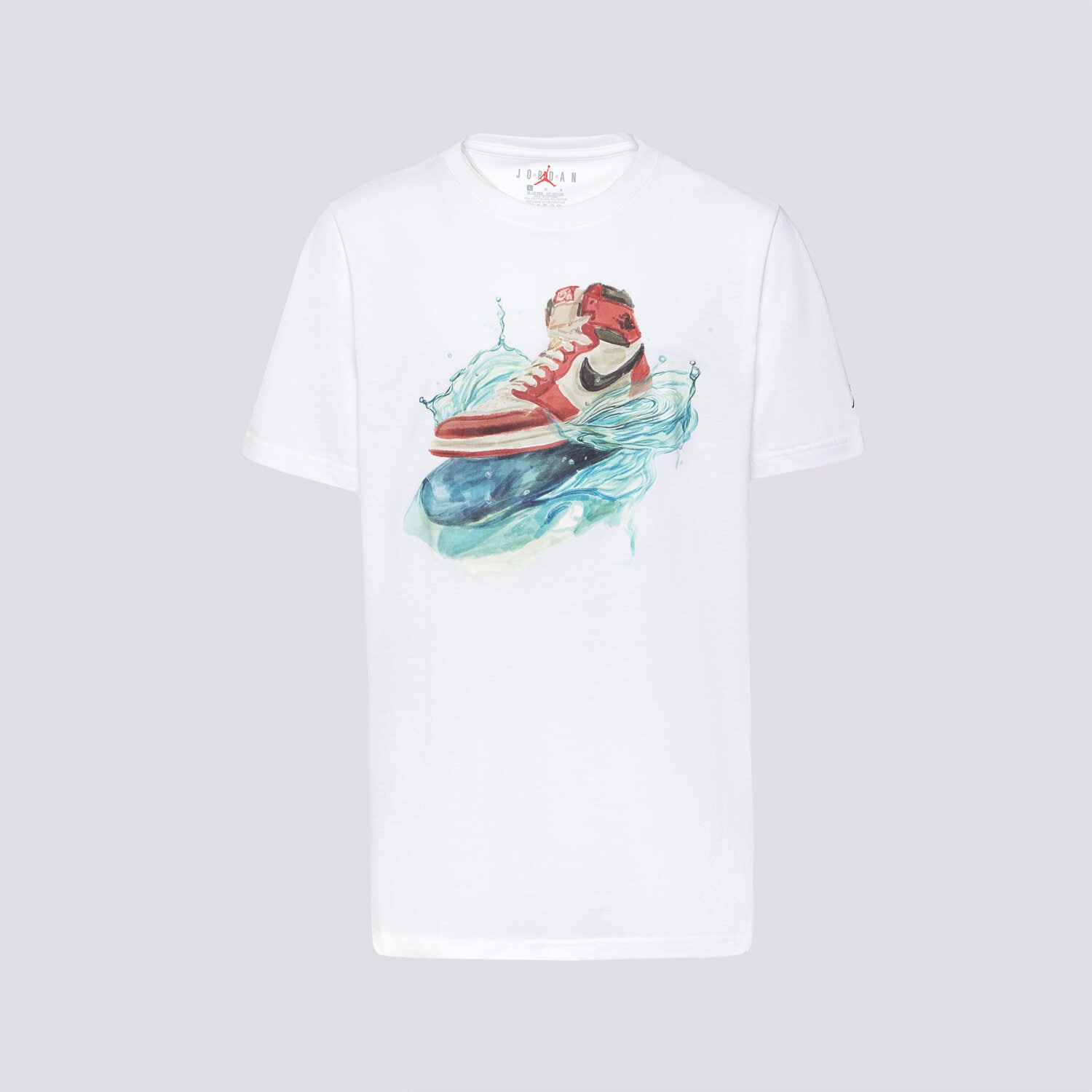 Kinder T-Shirt JORDAN T-SHIRT JDB AJ1 WAVE SS TEE BOY 95F043-001 Weiß