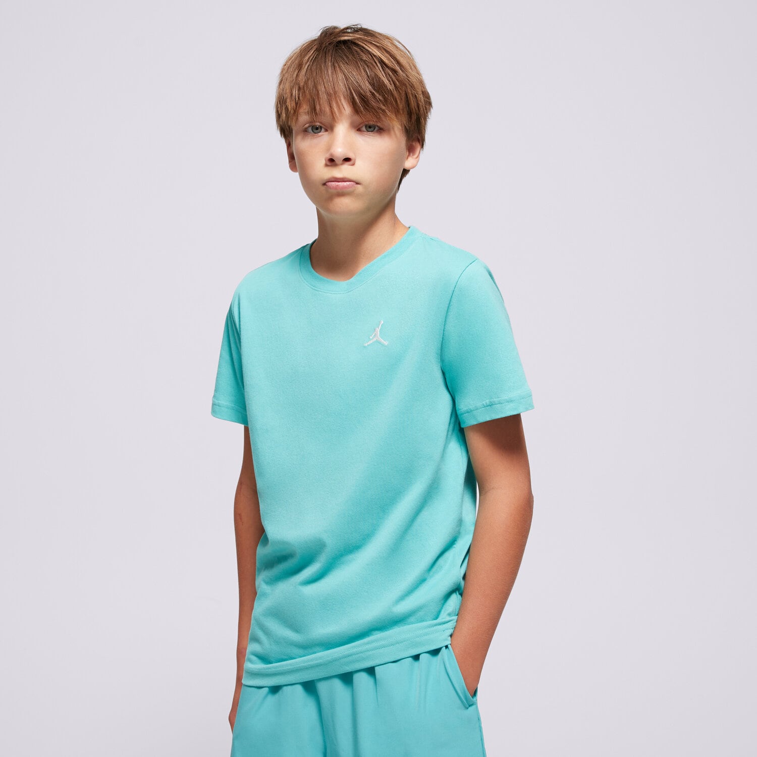 Kinder T-Shirt JORDAN T-SHIRT JDB JUMPMAN AIR EMB BOY 95D266-B5P Grün