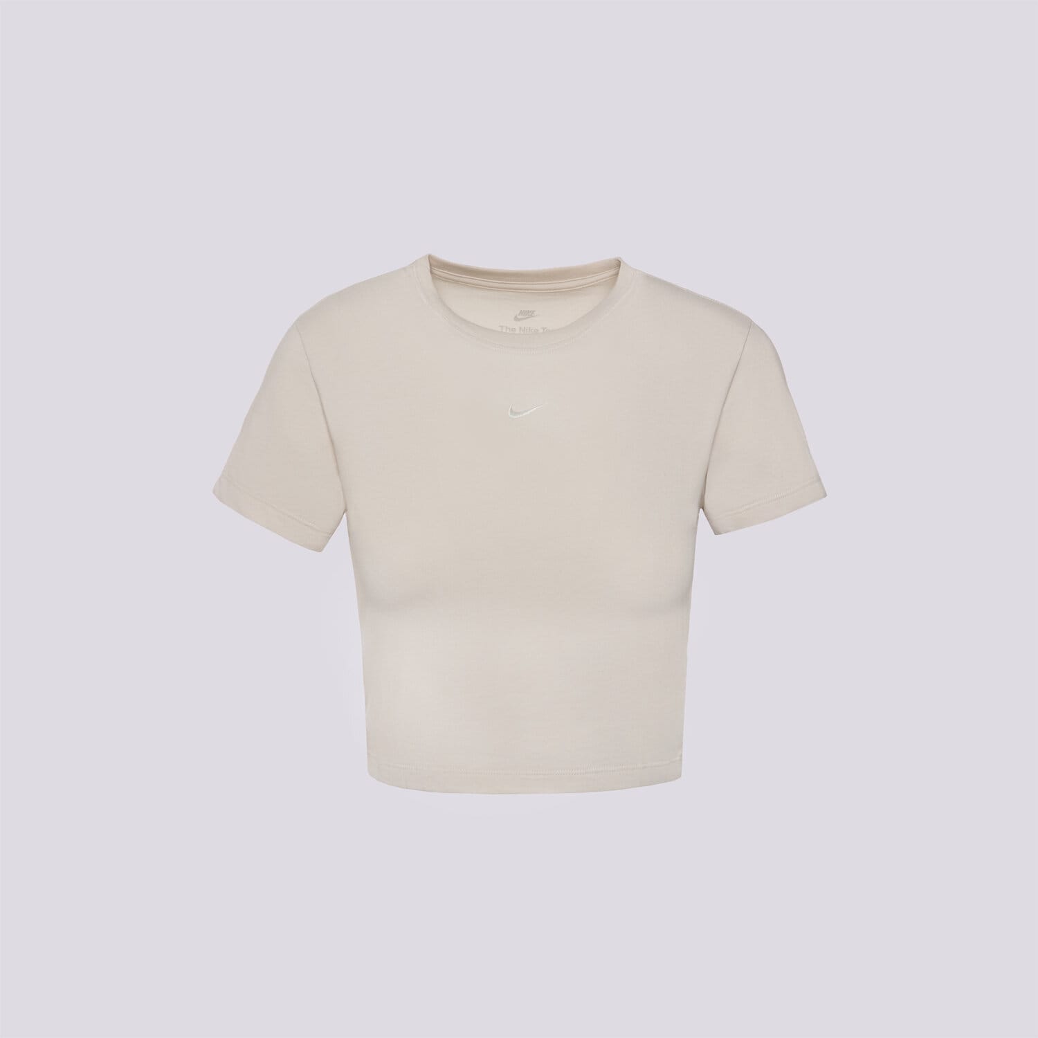 Damen T-Shirt NIKE T-SHIRT W NSW NK CHLL KNT CRP HF9538-105 Beige