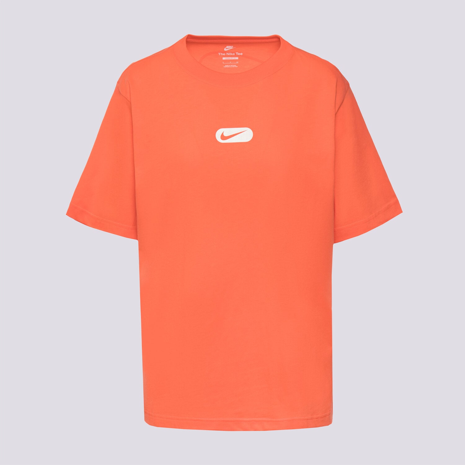 Damen T-Shirt NIKE T-SHIRT W NSW CLUB SWOOSH SS TEE OC HQ1698-842 Rot