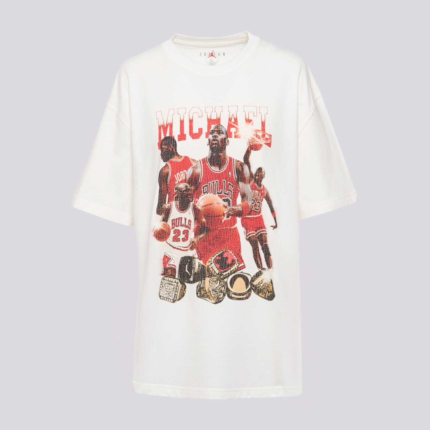 Damen T-Shirt JORDAN T-SHIRT W J SS OS GFX TEE MIXTAPE HJ0190-133 creme