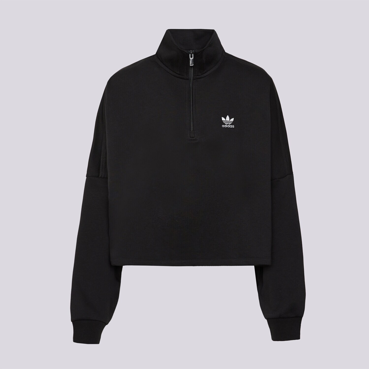 Damen ADIDAS SWEATSHIRT MIT REIßVERSCHLUSS   ESS HALF ZIP FL IW0951 Schwarz