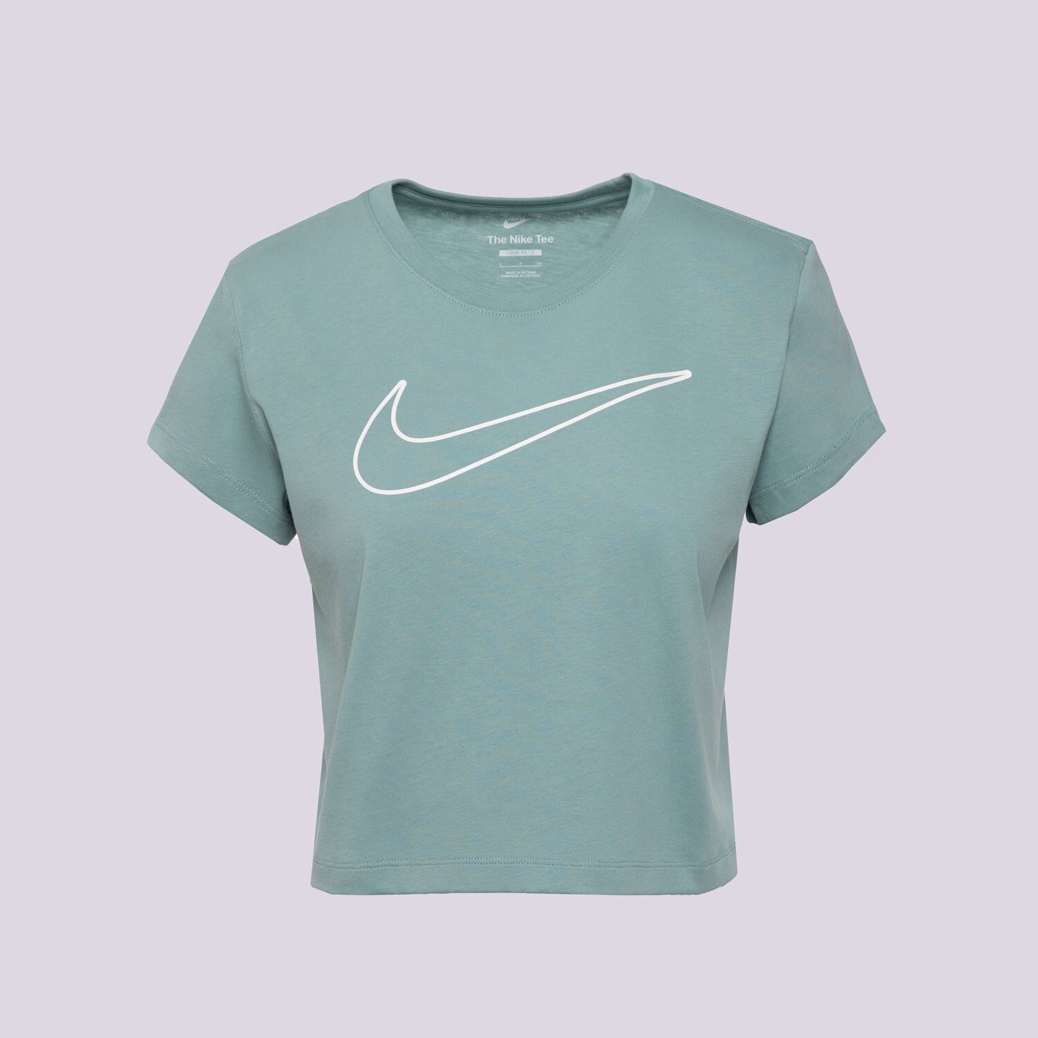 Damen T-Shirt NIKE T-SHIRT W NSW CLUB SS TEE HBR MD HV5002-017 Grün