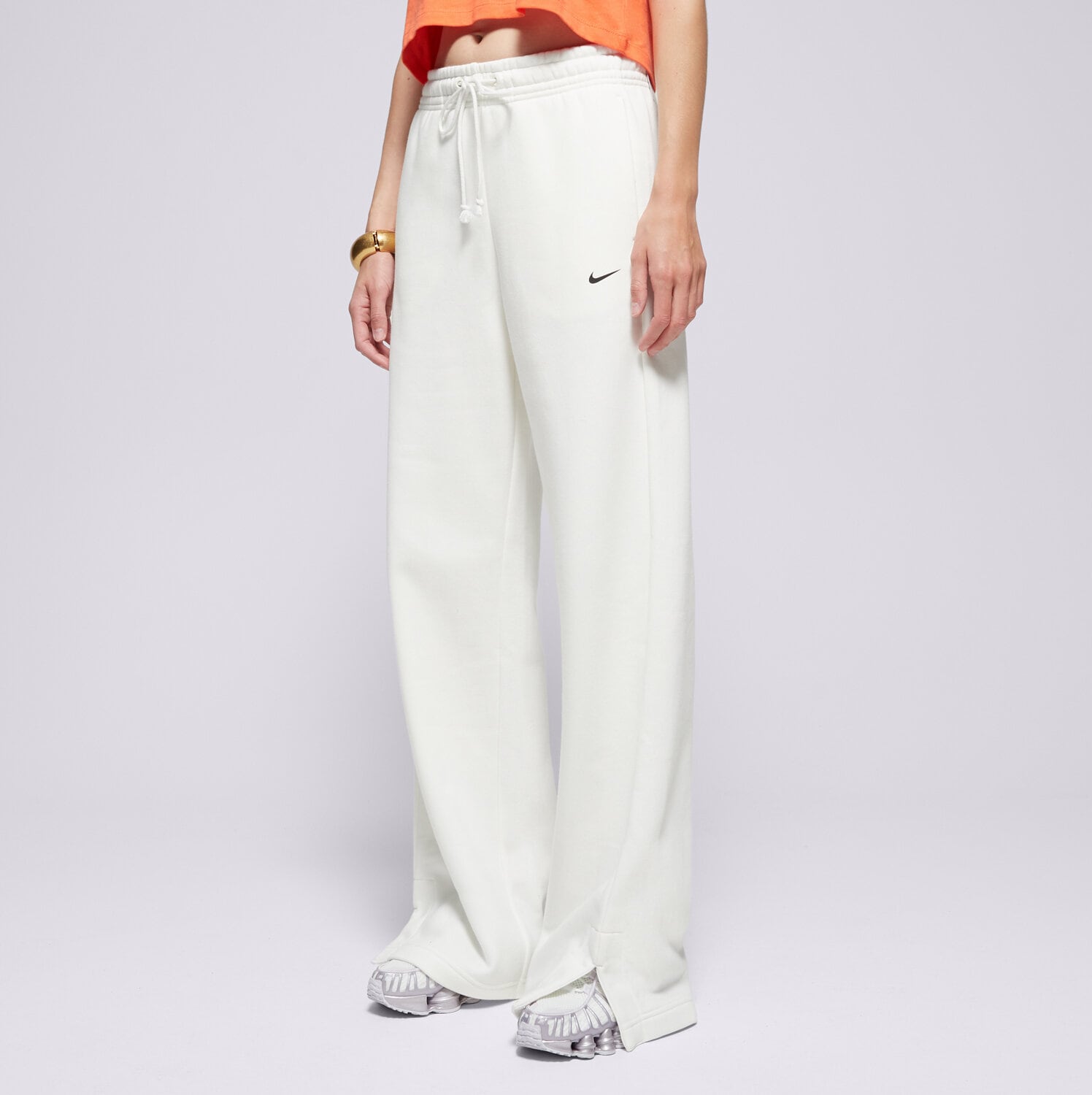 Damen Hosen NIKE HOSE W NSW CLASSIC+ WIDE LEG SPD IH8482-133 creme