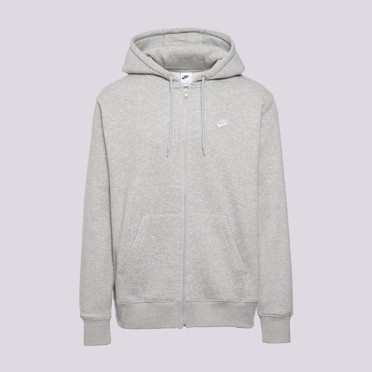Herren NIKE SWEATSHIRT MIT REIßVERSCHLUSS M NK CLUB BB FZ HOODIE FN3861-063 Grau