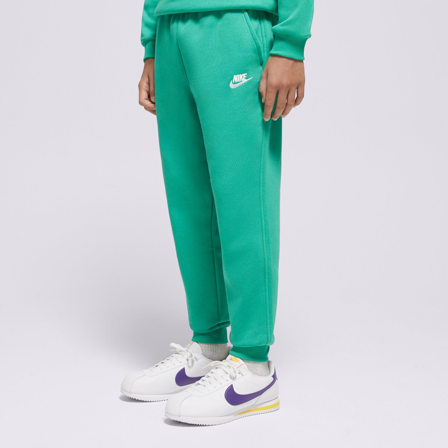 Kinder Hosen NIKE HOSE K NSW CLUB FLC JGGR LBR BOY FD3008-324 Grün