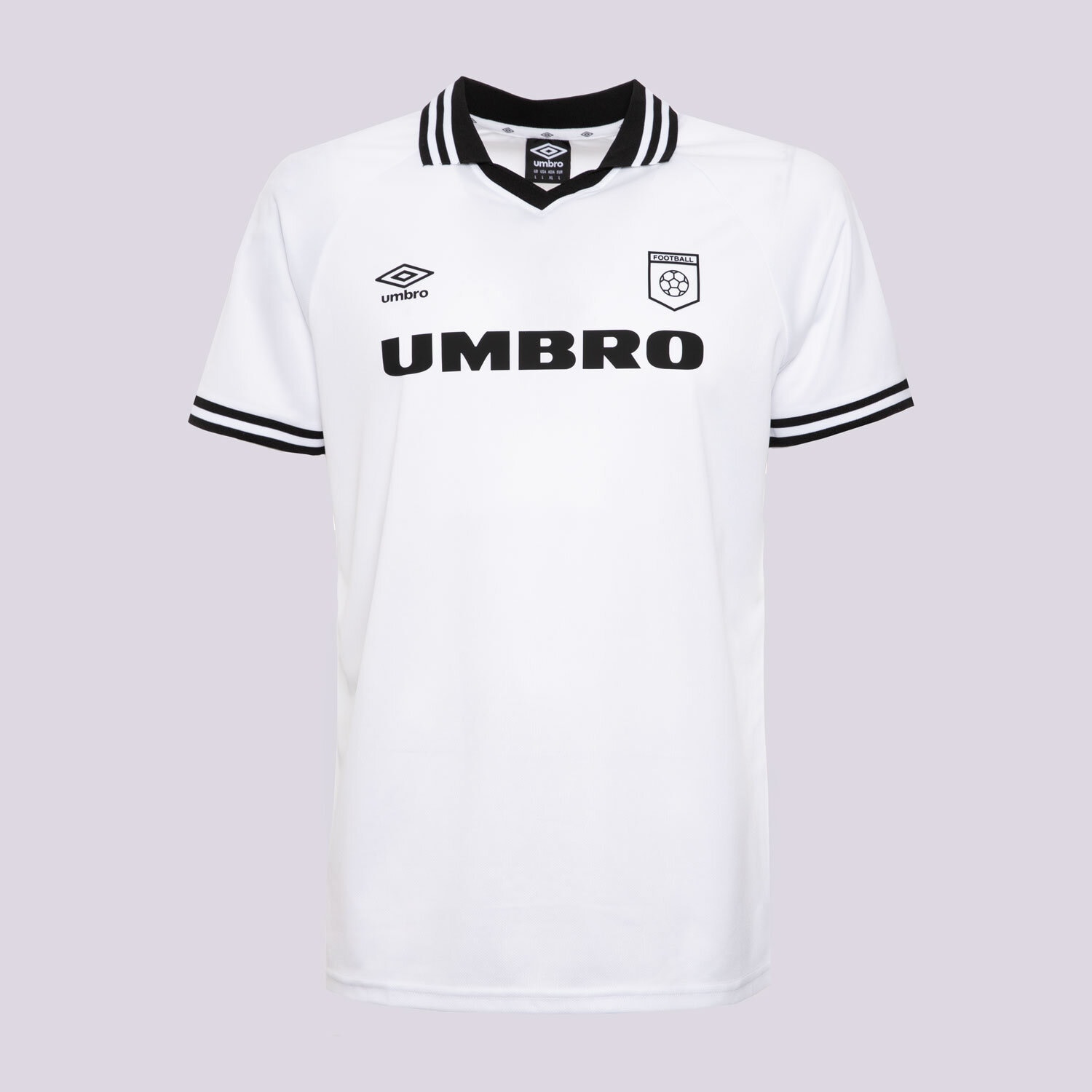 Herren T-Shirt UMBRO T-SHIRT FOOTBALL JERSEY UL125TSM85002 Weiß