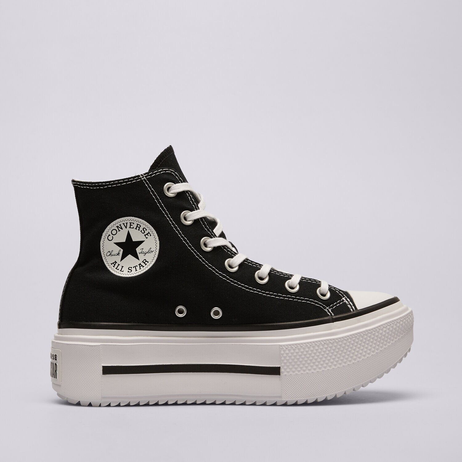 Damen Sneaker CONVERSE CHUCK TAYLOR ALL STAR LIFT DOUBLE STACK A12975C Schwarz