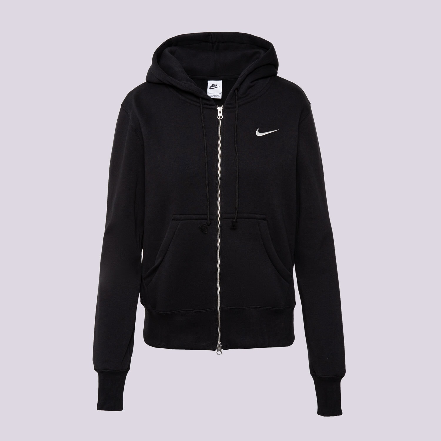 Damen NIKE SWEATSHIRT MIT REIßVERSCHLUSS Z KAPTUREM W NSW PHNX F HJ0995-010 Schwarz