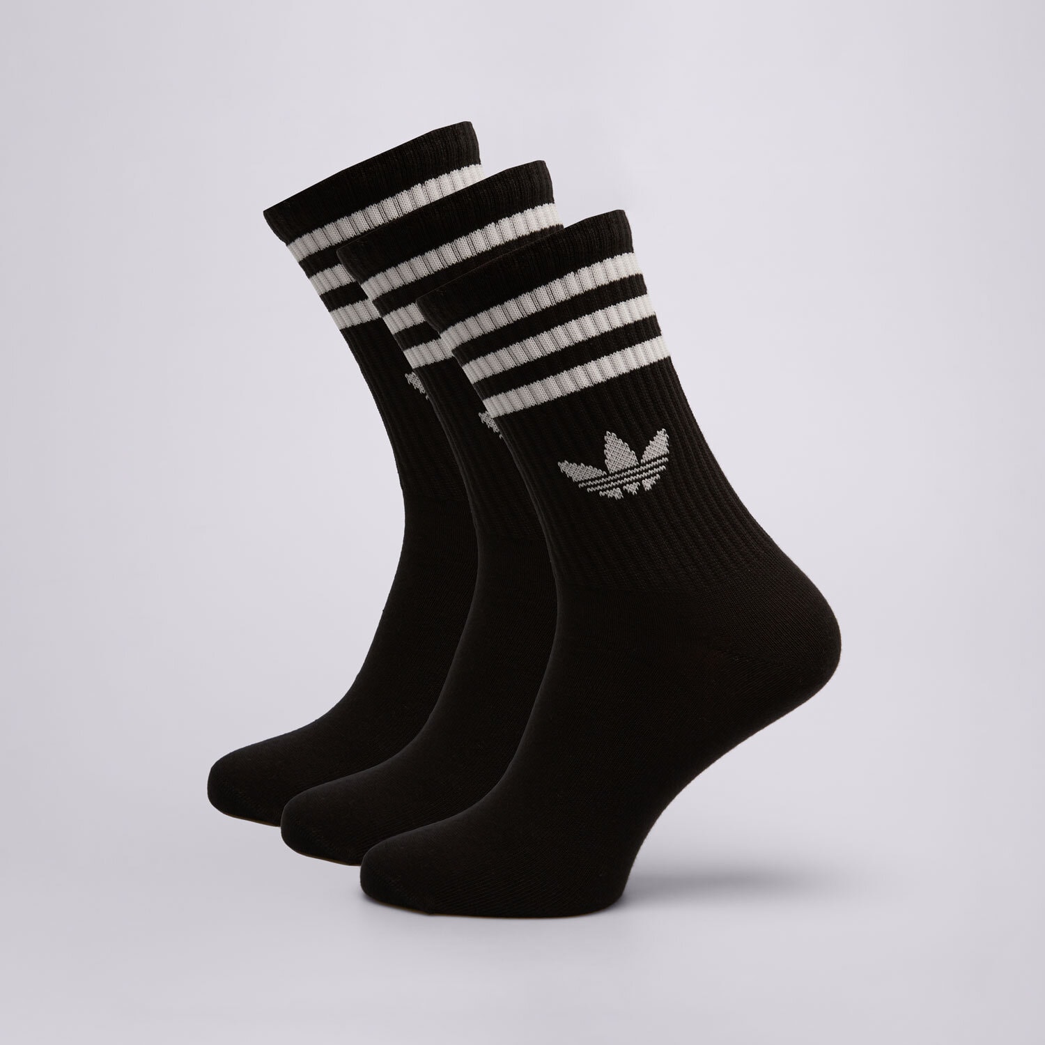 Damen Socken ADIDAS SOCKEN 3S CREW S 3P JV7402 Schwarz