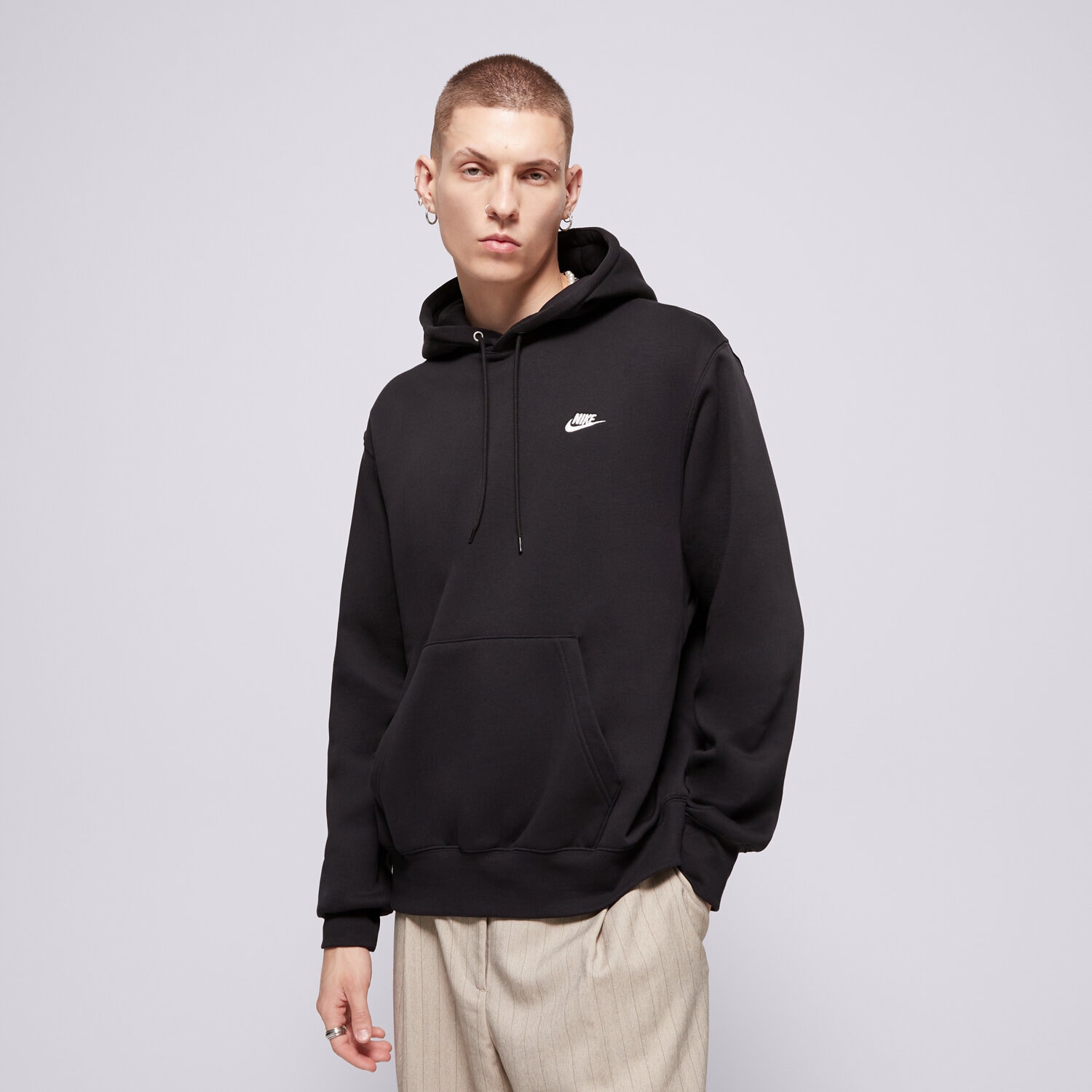 Herren NIKE HOODIE M NK CLUB BB PO HOODIE FN3859-010 Schwarz