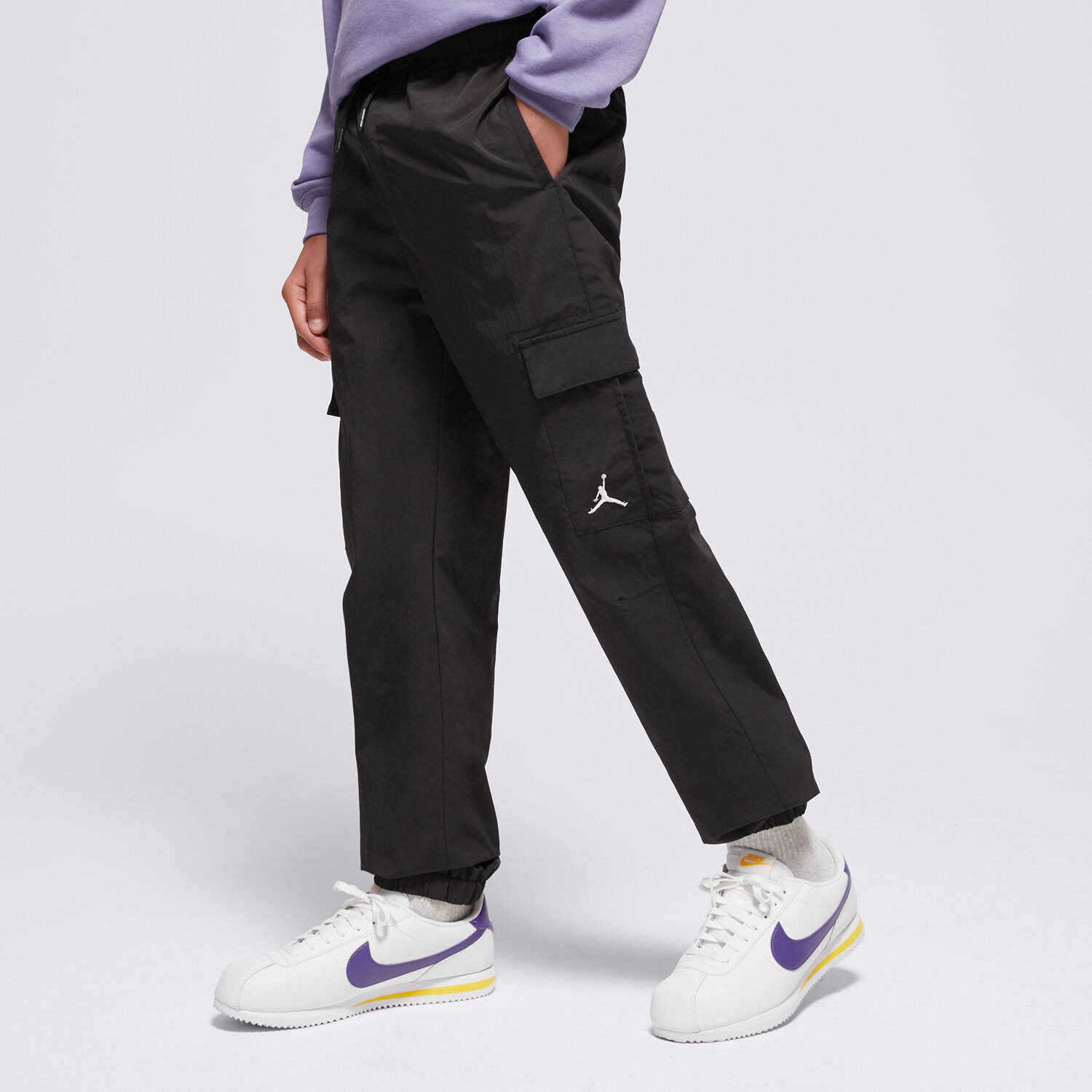 Kinder Hosen JORDAN DOUBLE CARGO PANT BLK 95D379-023 Schwarz