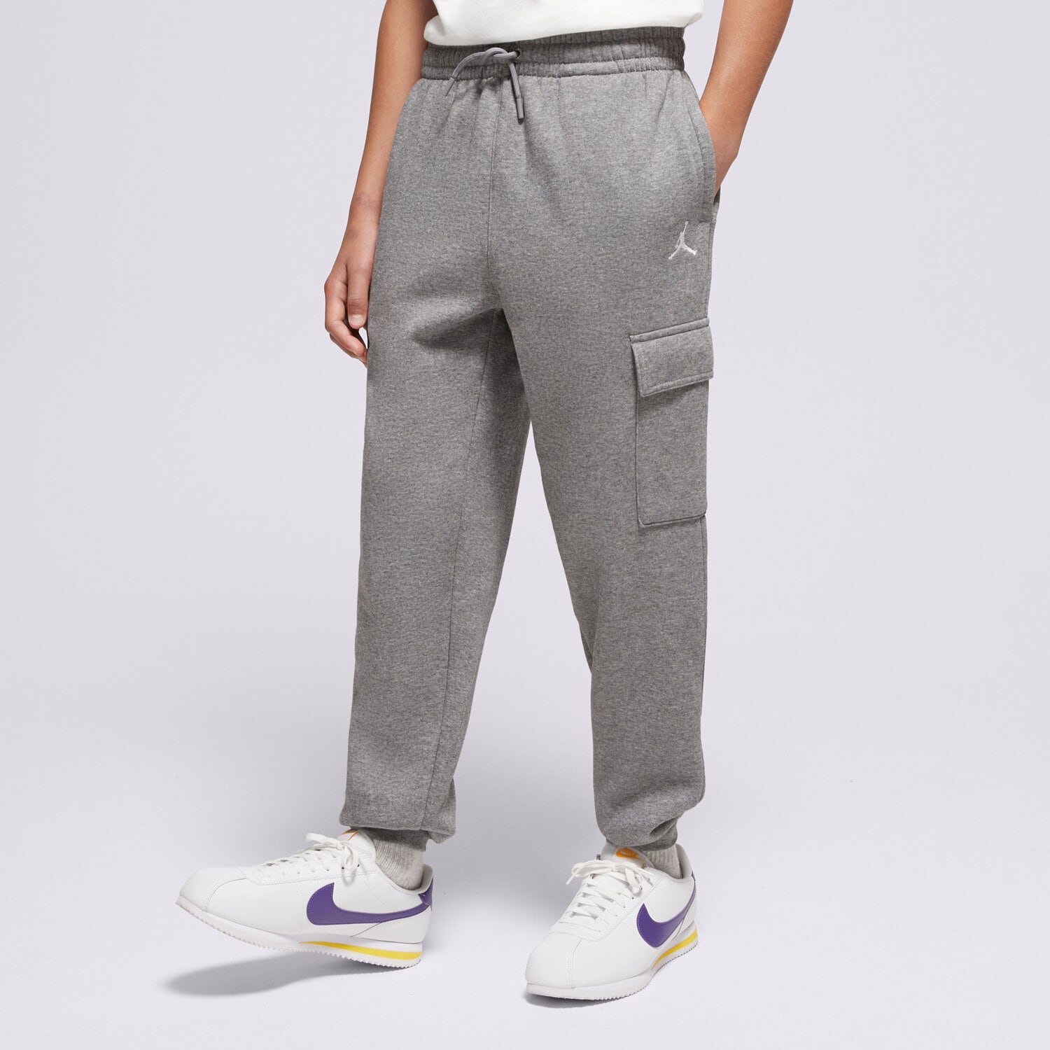 Kinder Hosen JORDAN HOSE MY BROOKLYN ESS FLC CARGO PANT BOY 95F105-GEH Grau