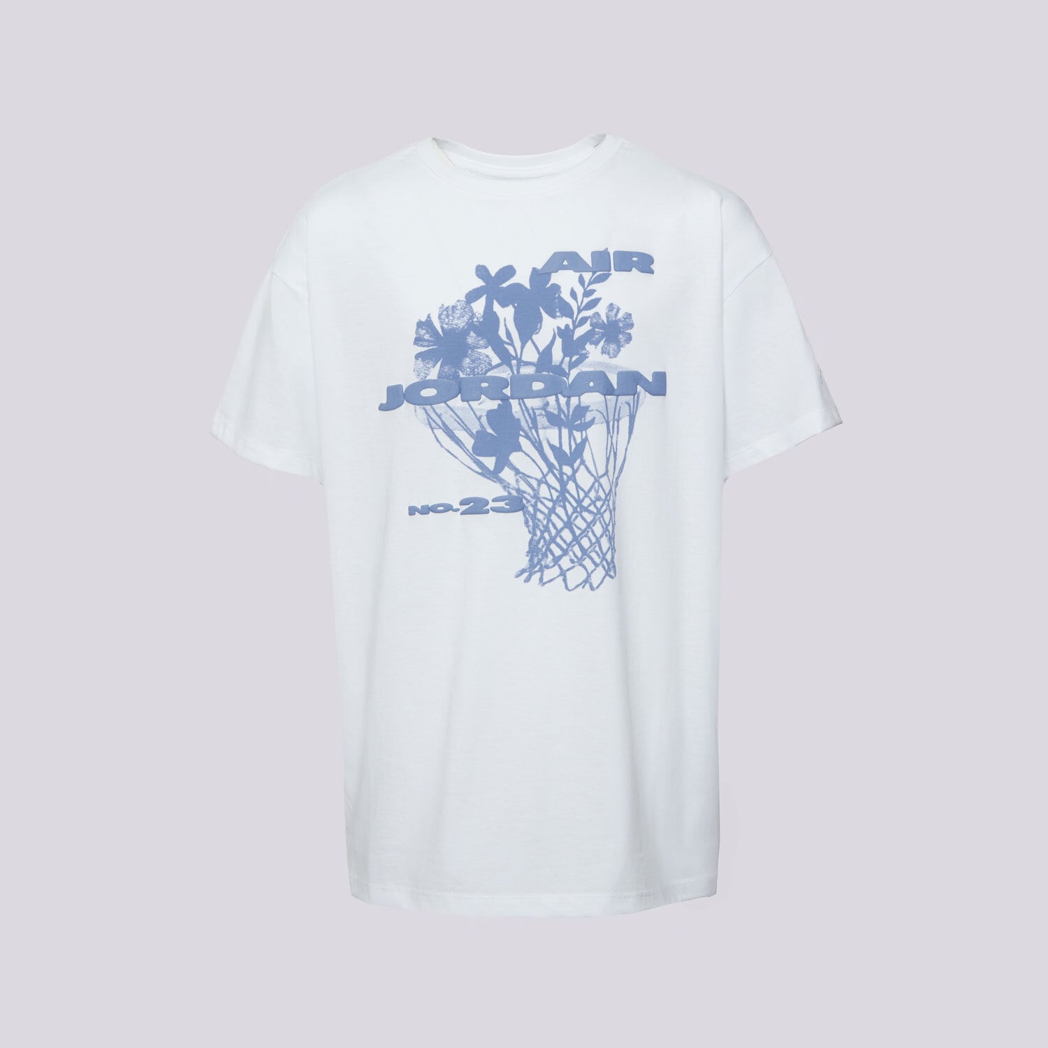 Kinder T-Shirt JORDAN T-SHIRT JDG JORDAN 23 FLOWERS SS TEE GIRL 45F165-001 Weiß