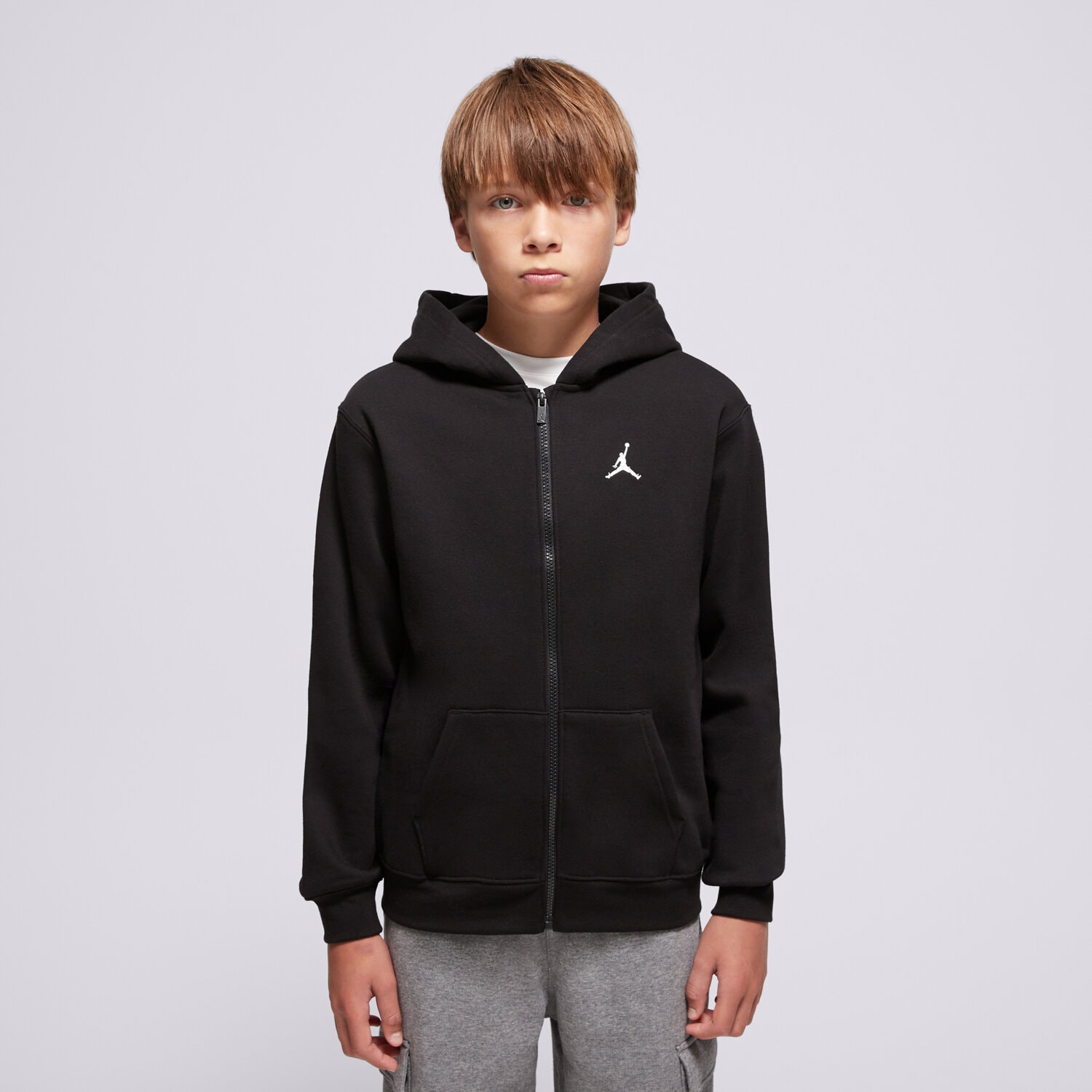 Kinder JORDAN HOODIE JDB MJ BRKLN FLC FZ BOY 95F115-023 Schwarz