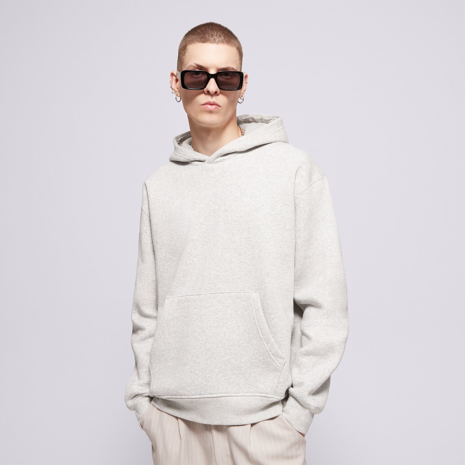 Herren JORDAN HOODIE JORDAN BROOKLYN FLEECE FV7281-050 Grau