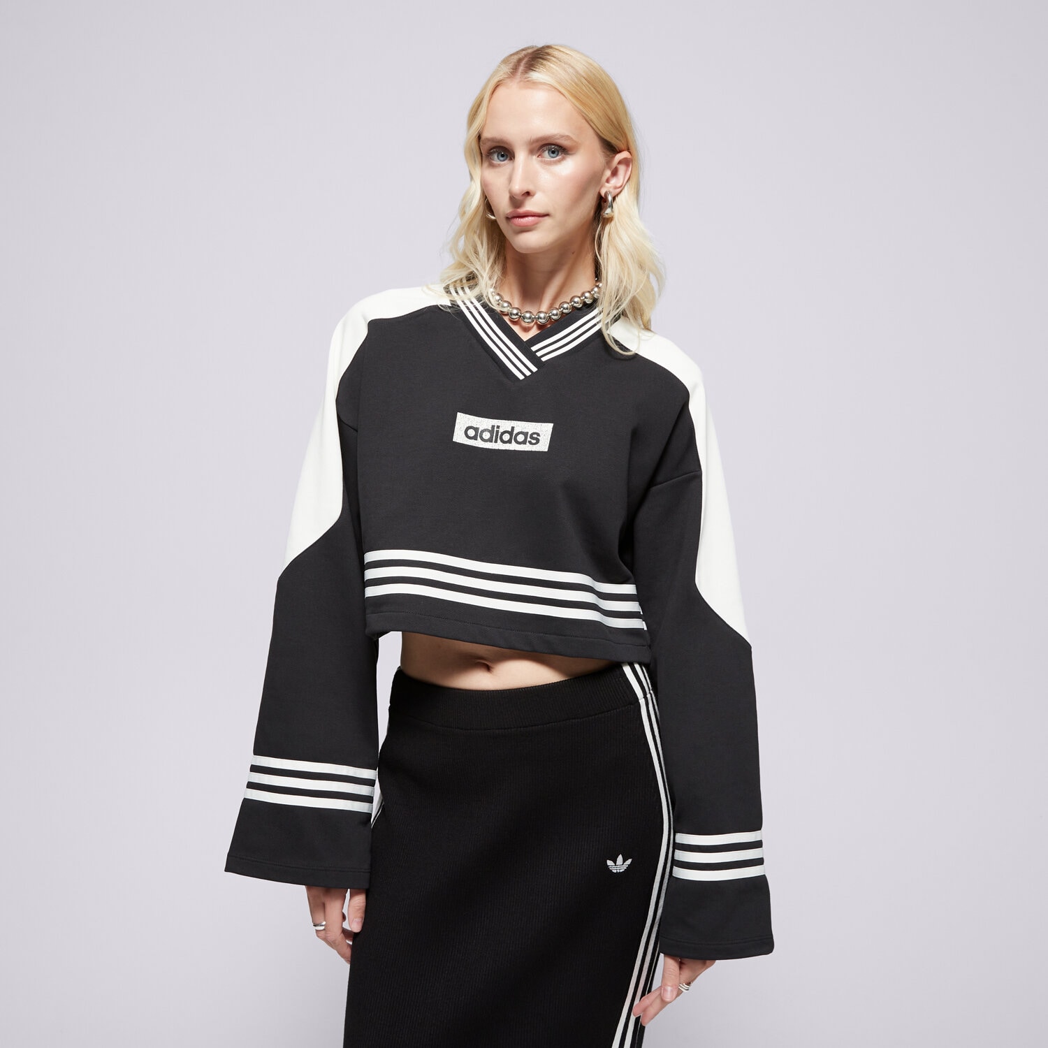 Damen ADIDAS SWEATSHIRT CREW SWEATSHIRT JW7273 Schwarz