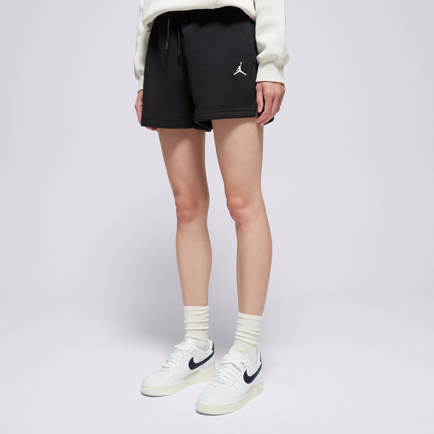 Damen Shorts JORDAN SHORTS W BROOKLYN FLEECE FV7080-010 Schwarz