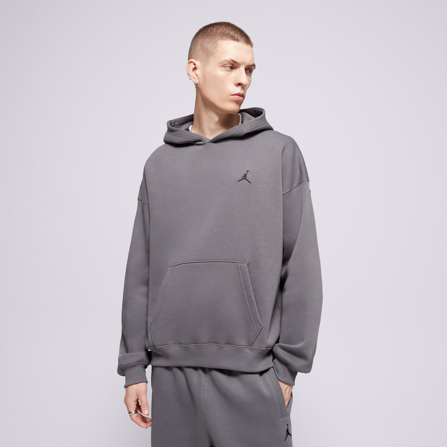 Herren JORDAN HOODIE JORDAN BROOKLYN FLEECE IB7235-068 Grau