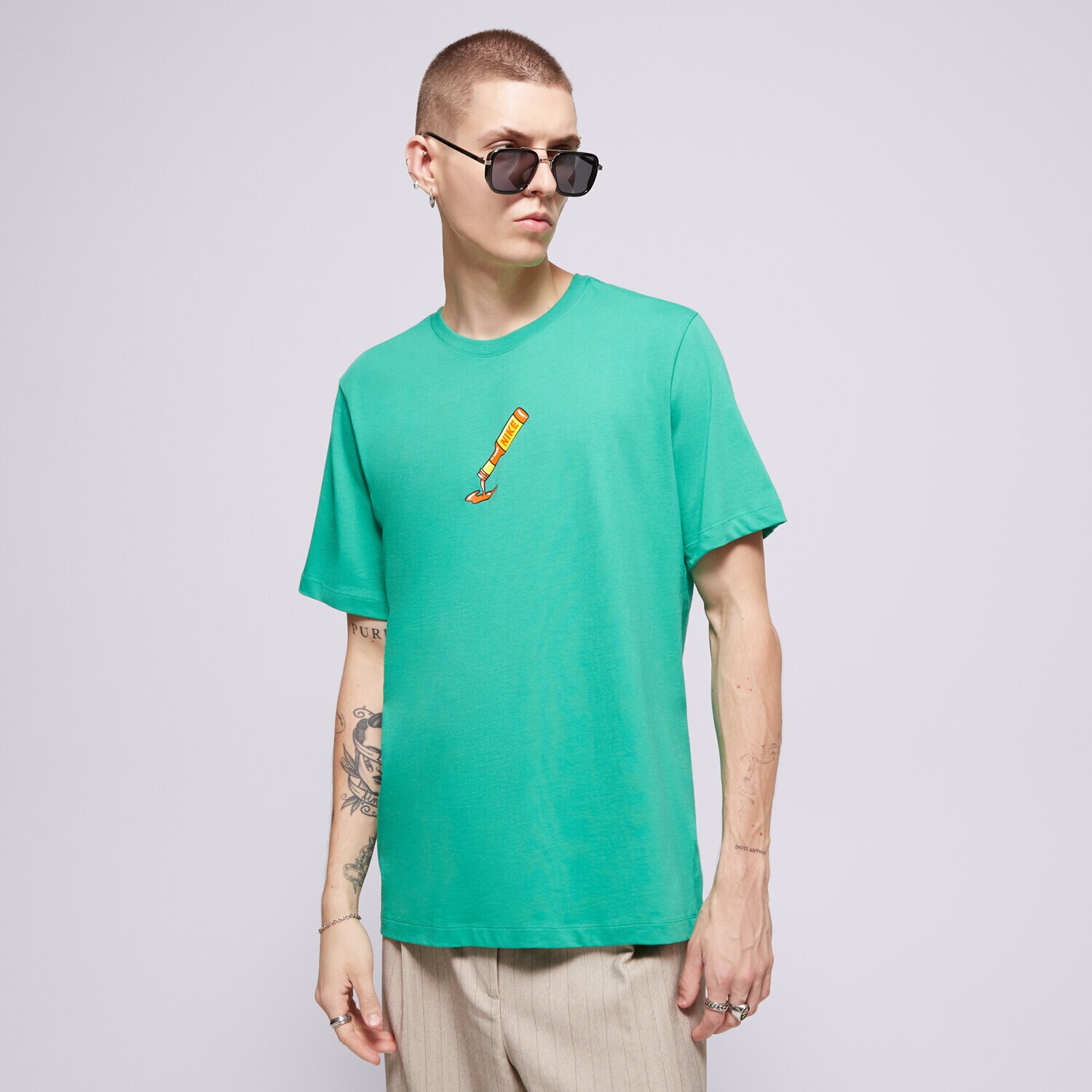Herren T-Shirt NIKE T-SHIRT U NSW TEE BB OC 2 IH5065-324 Grün