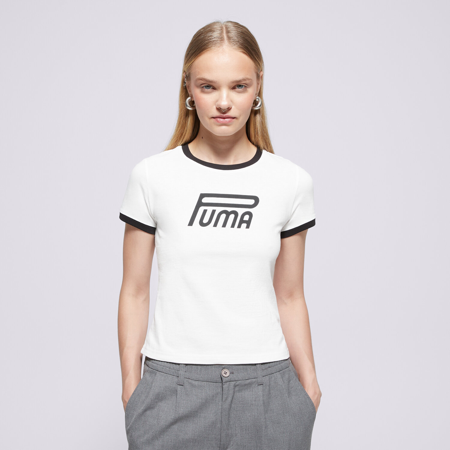 Damen T-Shirt PUMA T-SHIRT FUTURE.PUMA.ARCHIVE GRAPHIC SLIM TEE 632122 02 Weiß