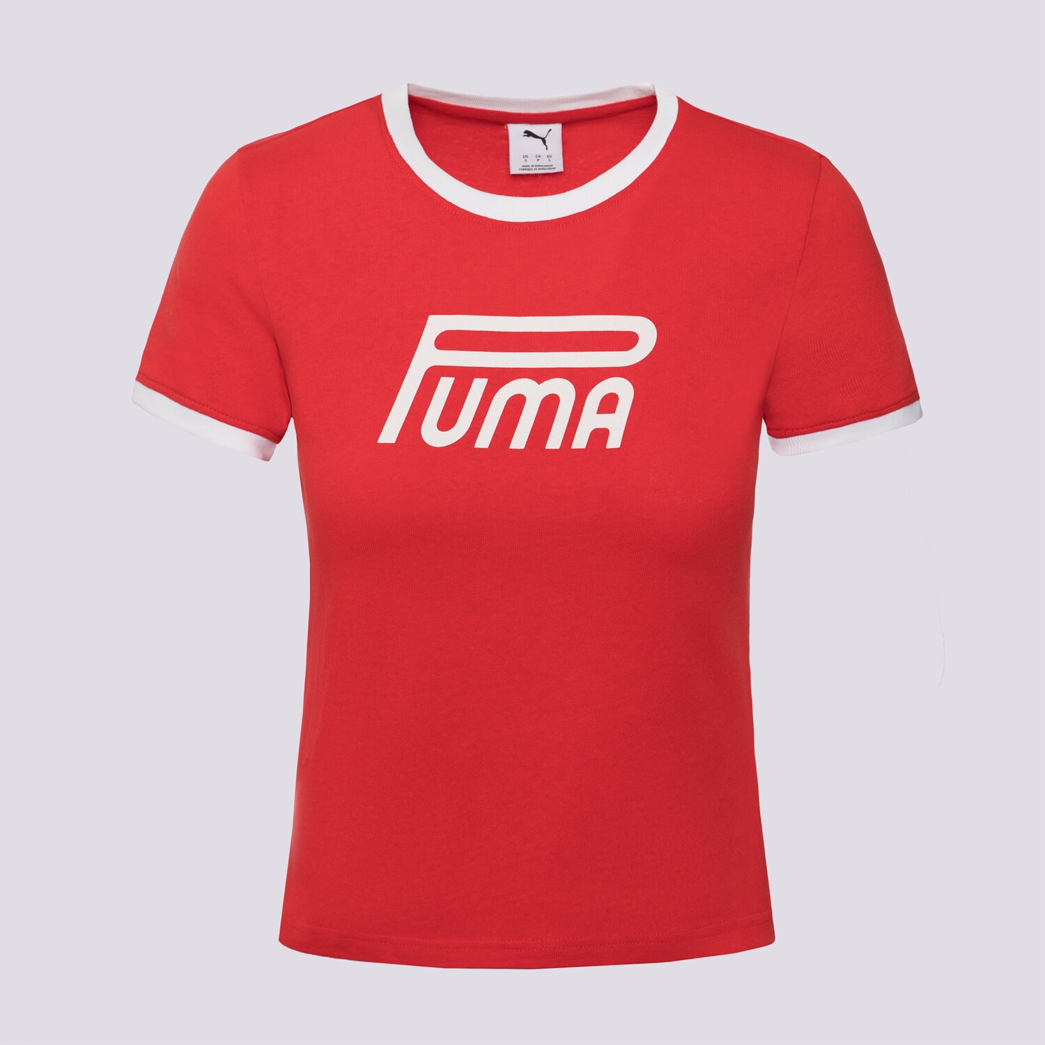 Damen T-Shirt PUMA T-SHIRT FUTURE.PUMA.ARCHIVE GRAPHIC SLIM TEE 632122 11 Rot