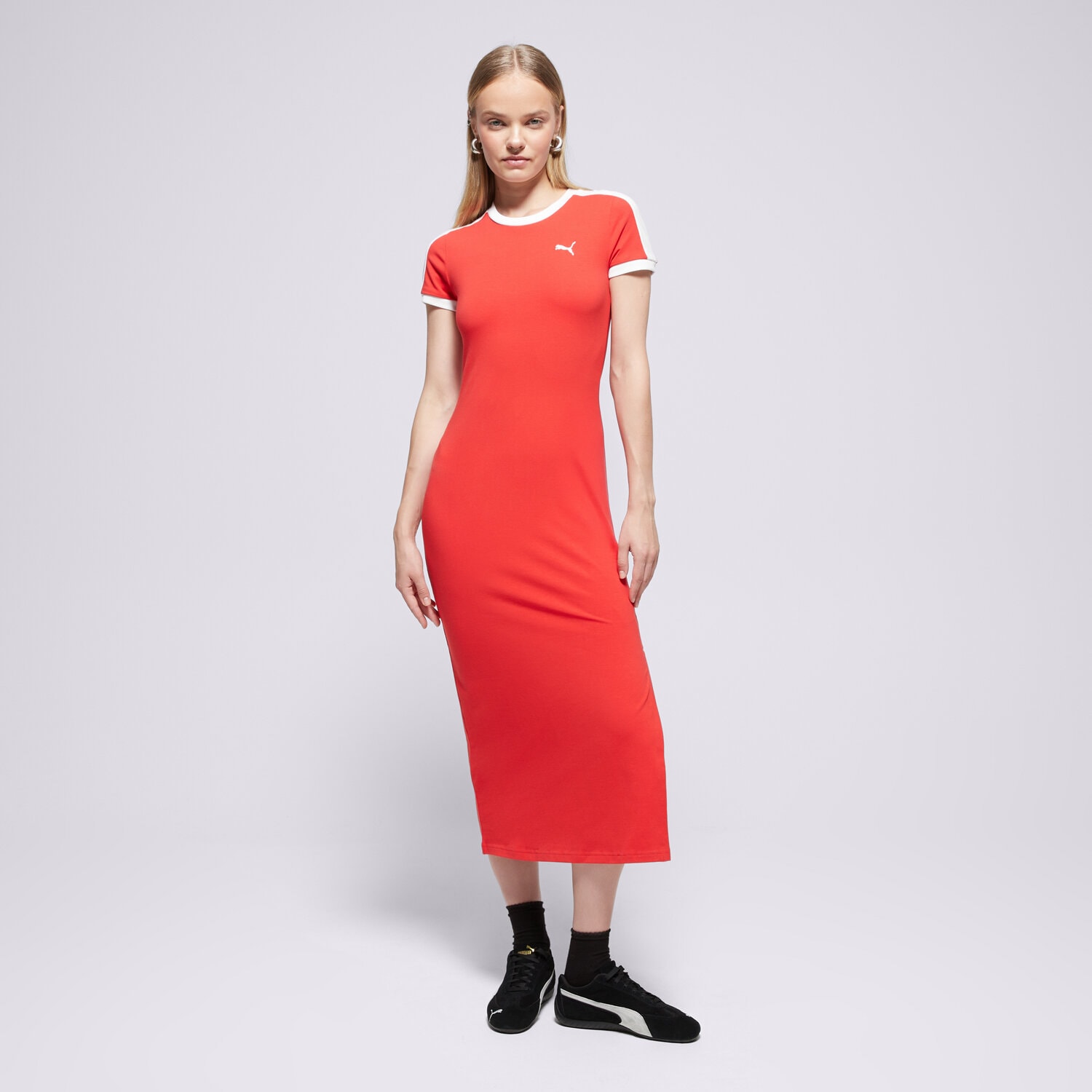 Damen Kleid PUMA KLEID T7 TRAININGSANZUGS 632140 11 Rot