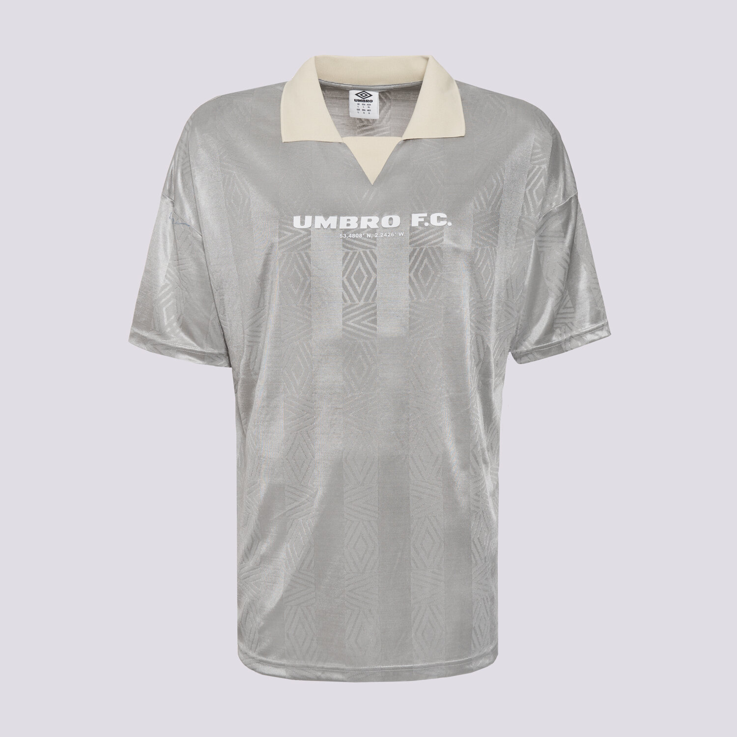 Herren T-Shirt UMBRO T-SHIRT FOOTBALL SHIRT 66633U-MSS Grau
