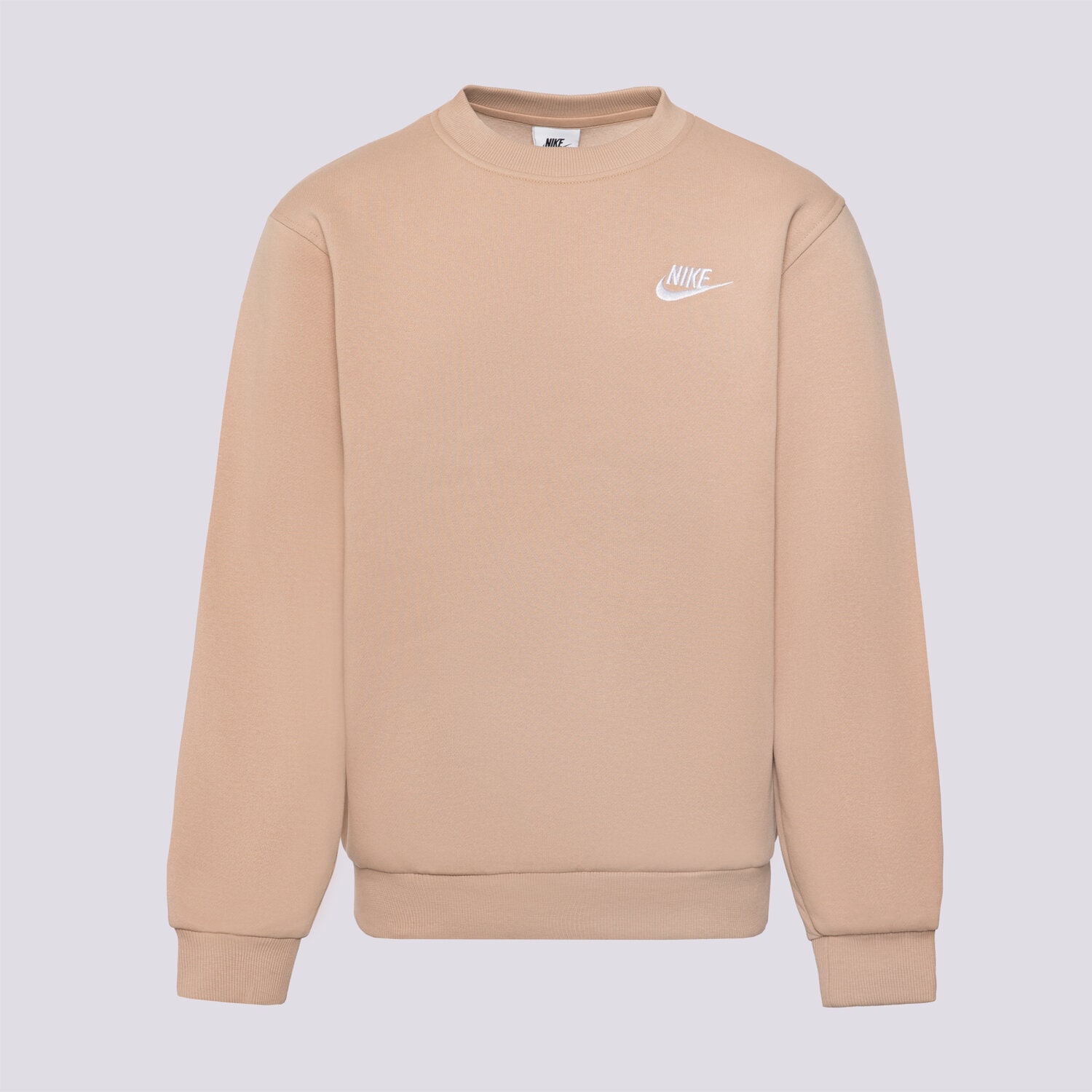 Kinder NIKE SWEATSHIRT K NSW CLUB FLC CREW LS LBR GIRL FD3006-200 Braun