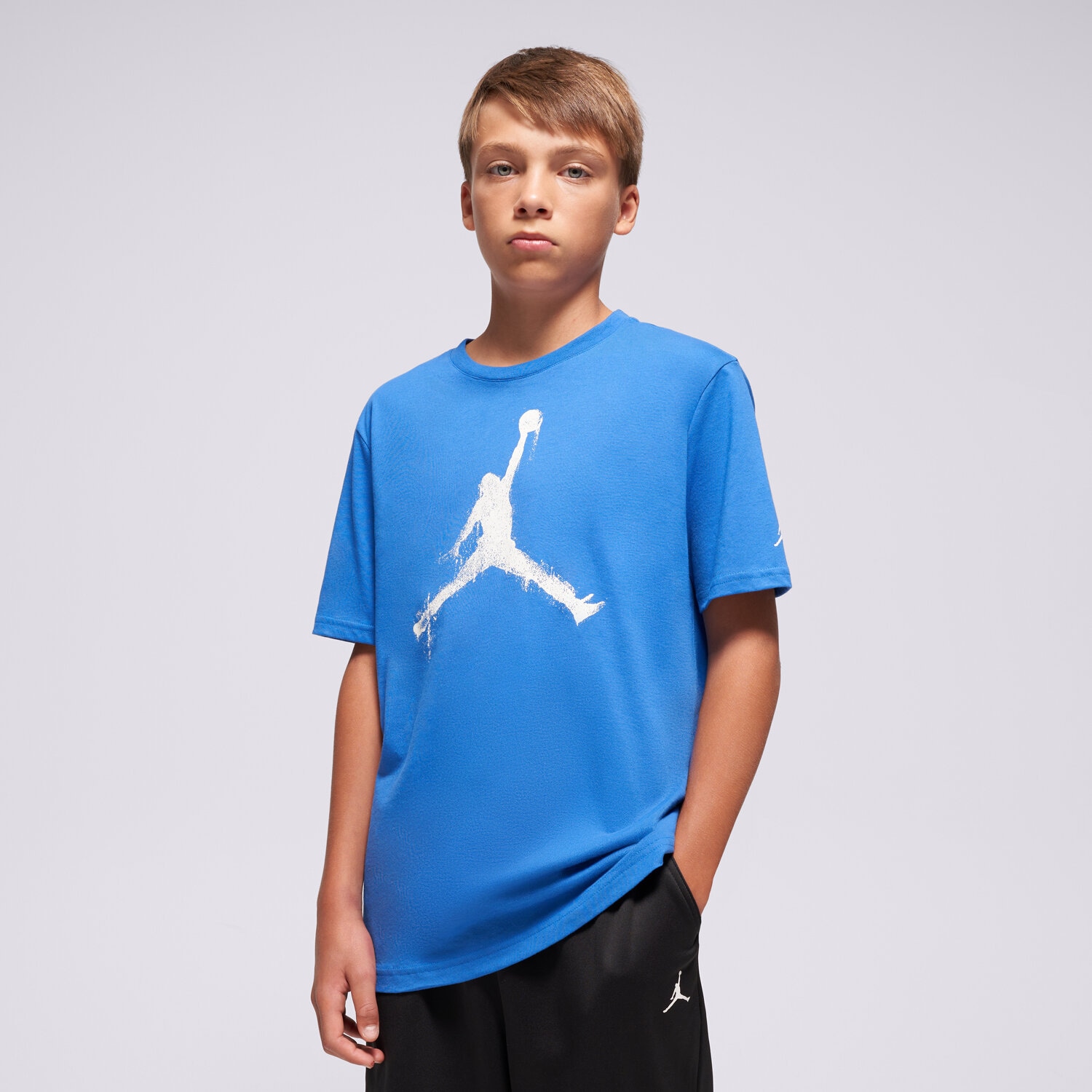 Kinder T-Shirt JORDAN T-SHIRT JDB MJ MVP JUMPMAN SS TEE BOY 95F062-BB7 Blau