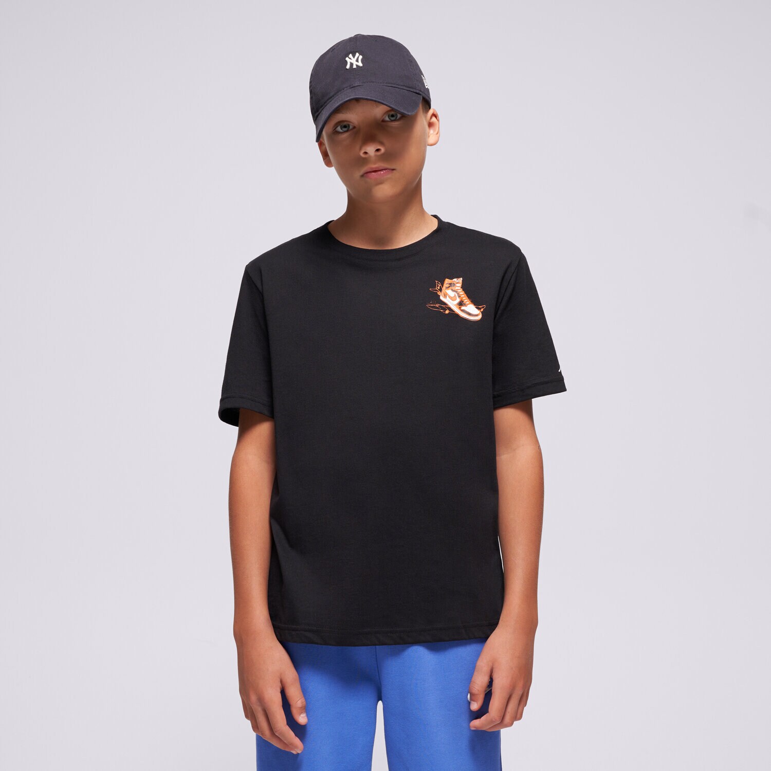 Kinder T-Shirt JORDAN T-SHIRT JDN LANDED TEE BLK B 95F279-023 Schwarz