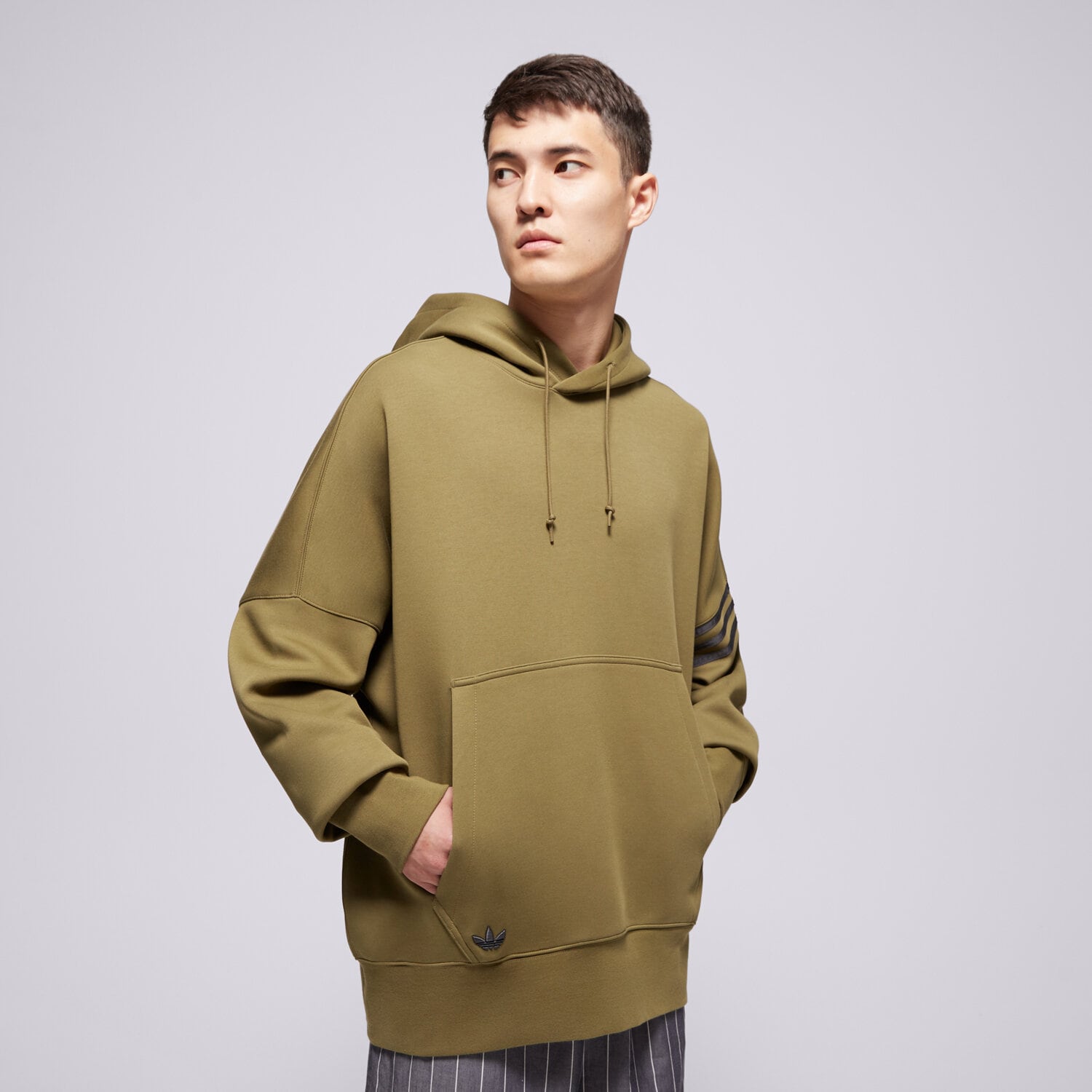 Herren ADIDAS HOODIE NEU C HD HZ3739 Khaki